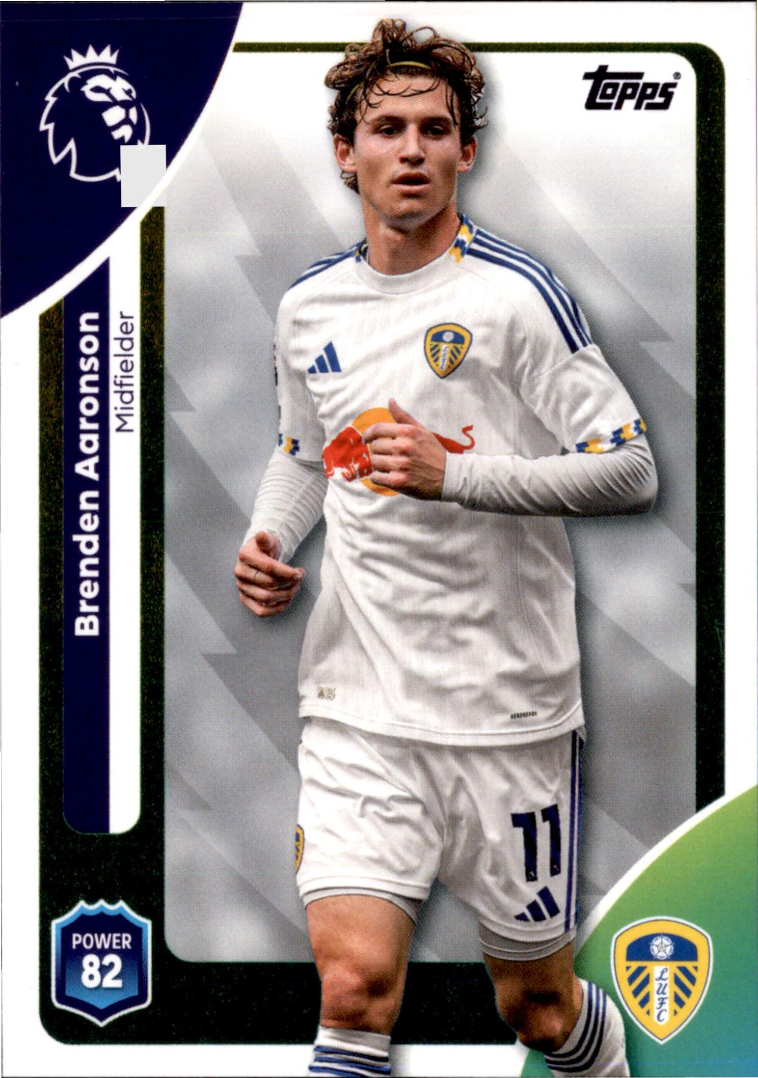 Brenden Aaronson #332 – Topps Premier League 2025/26