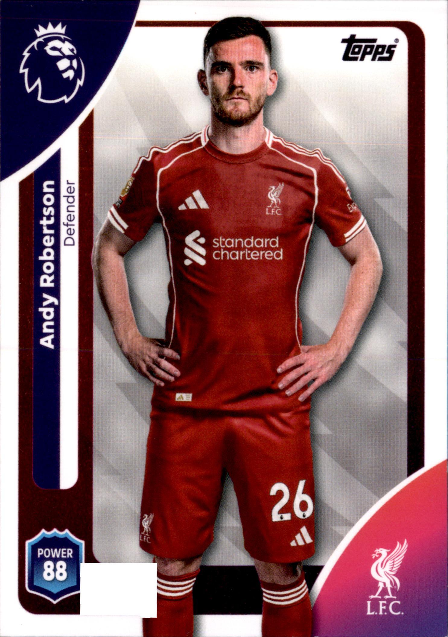 Andy Robertson #167 – Topps Premier League 2025/26