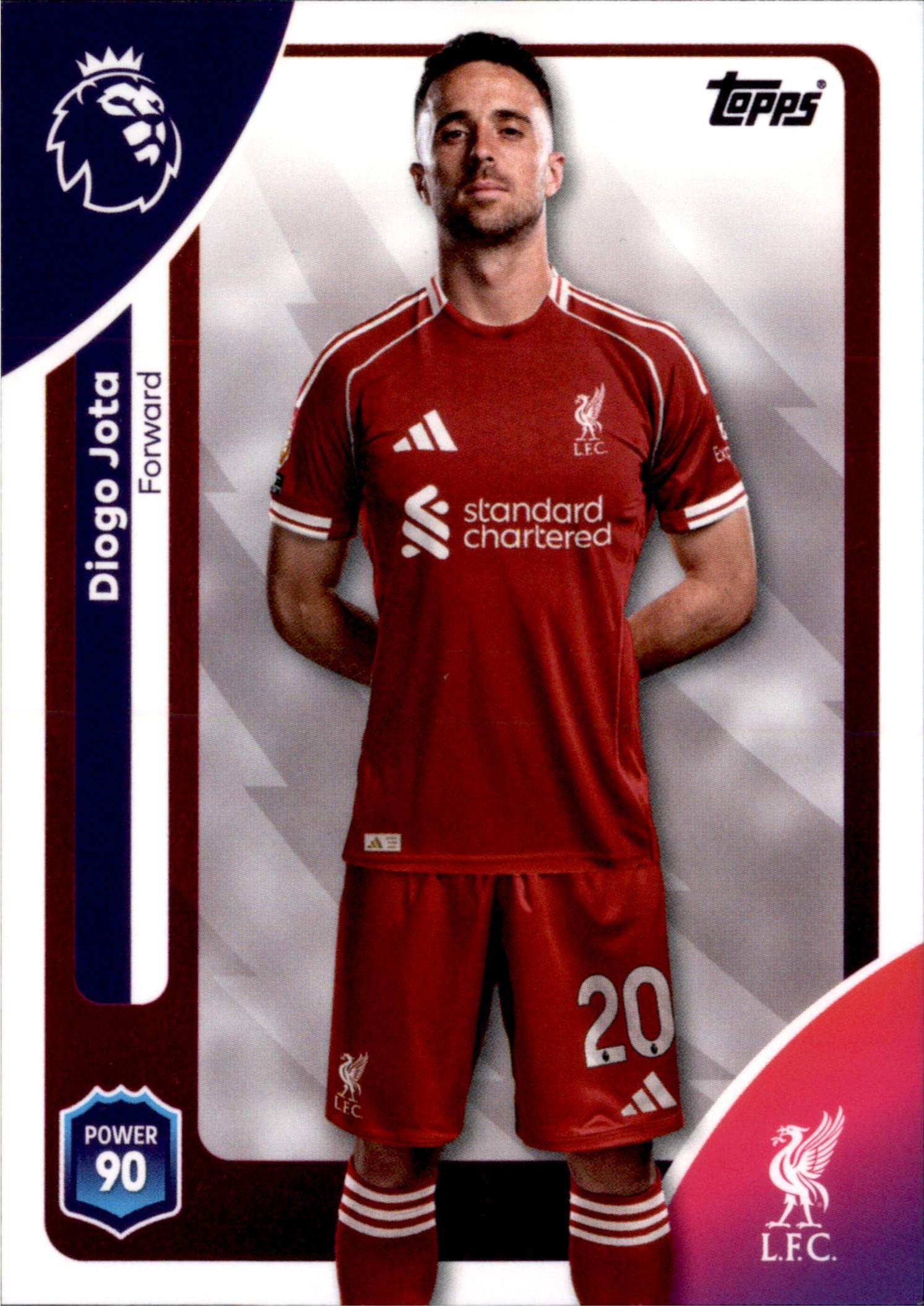 Diogo Jota #176 – Topps Premier League 2025/26