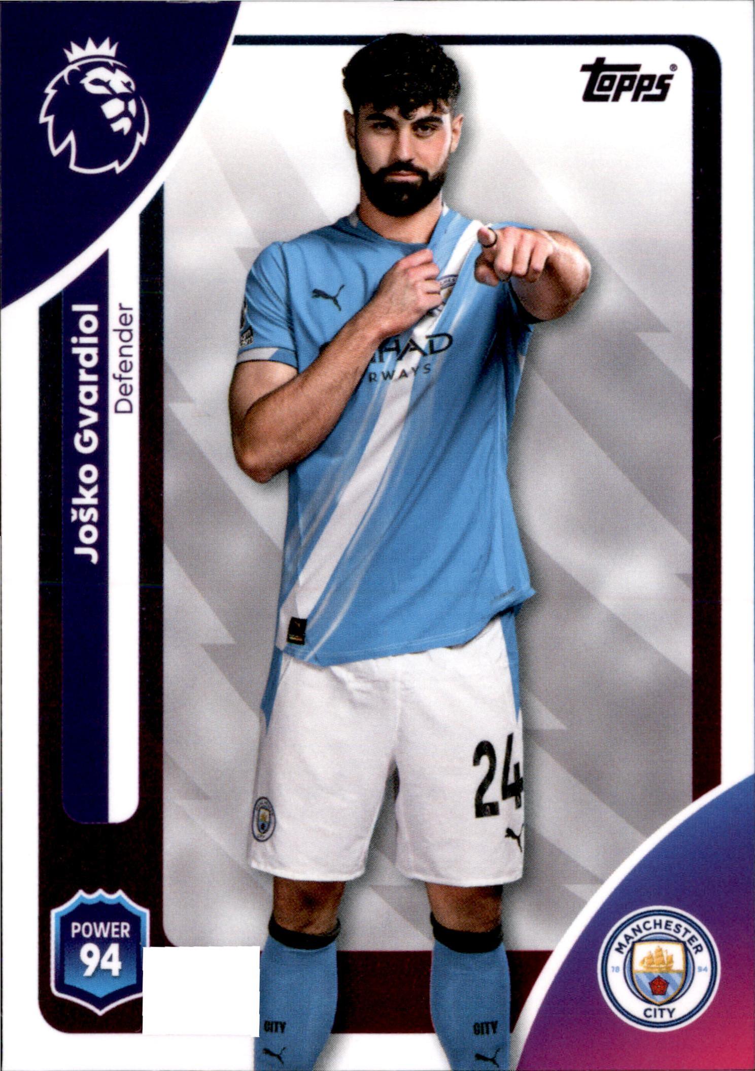 Joško Gvardiol #184 – Topps Premier League 2025/26