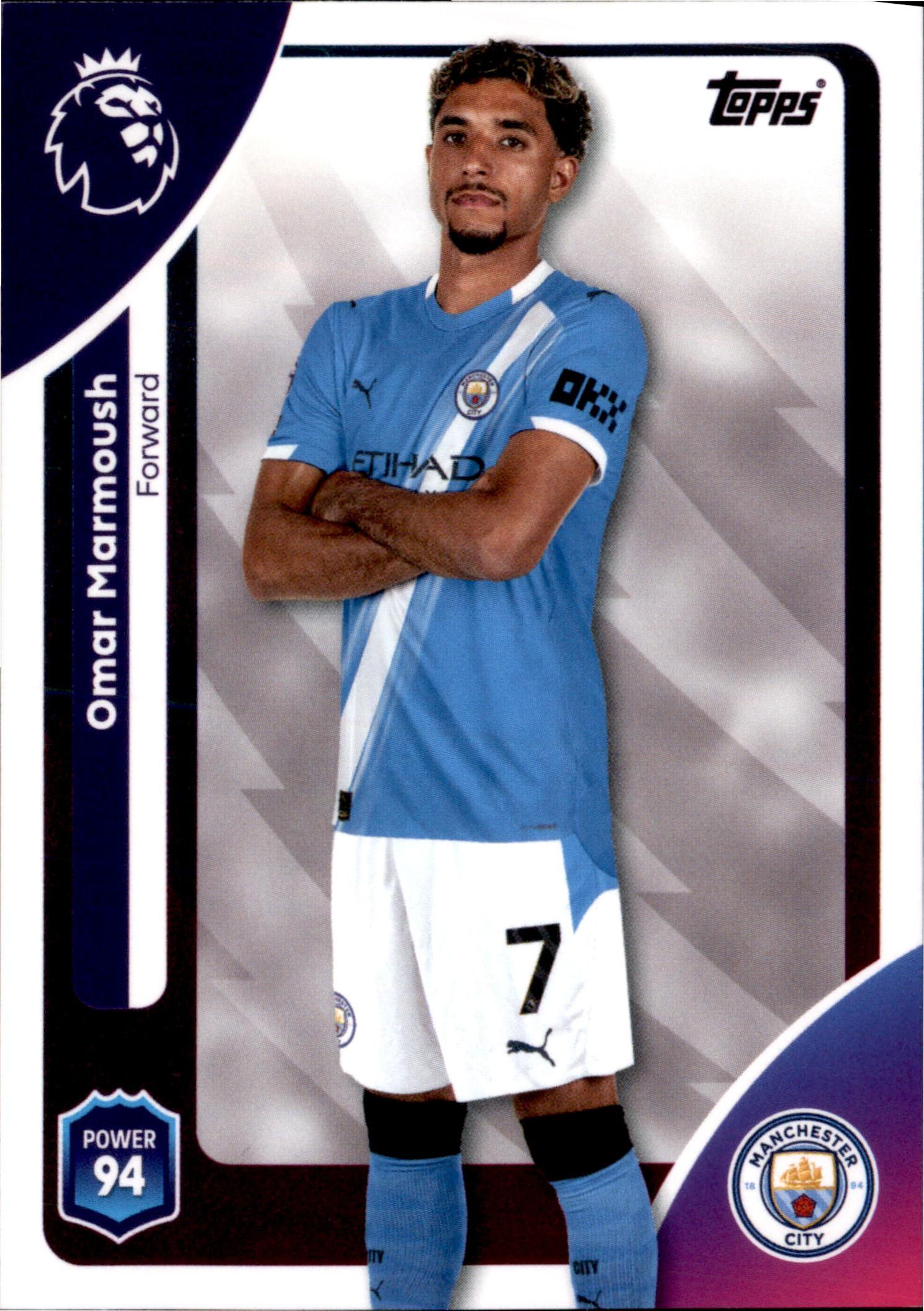 Omar Marmoush #194 – Topps Premier League 2025/26