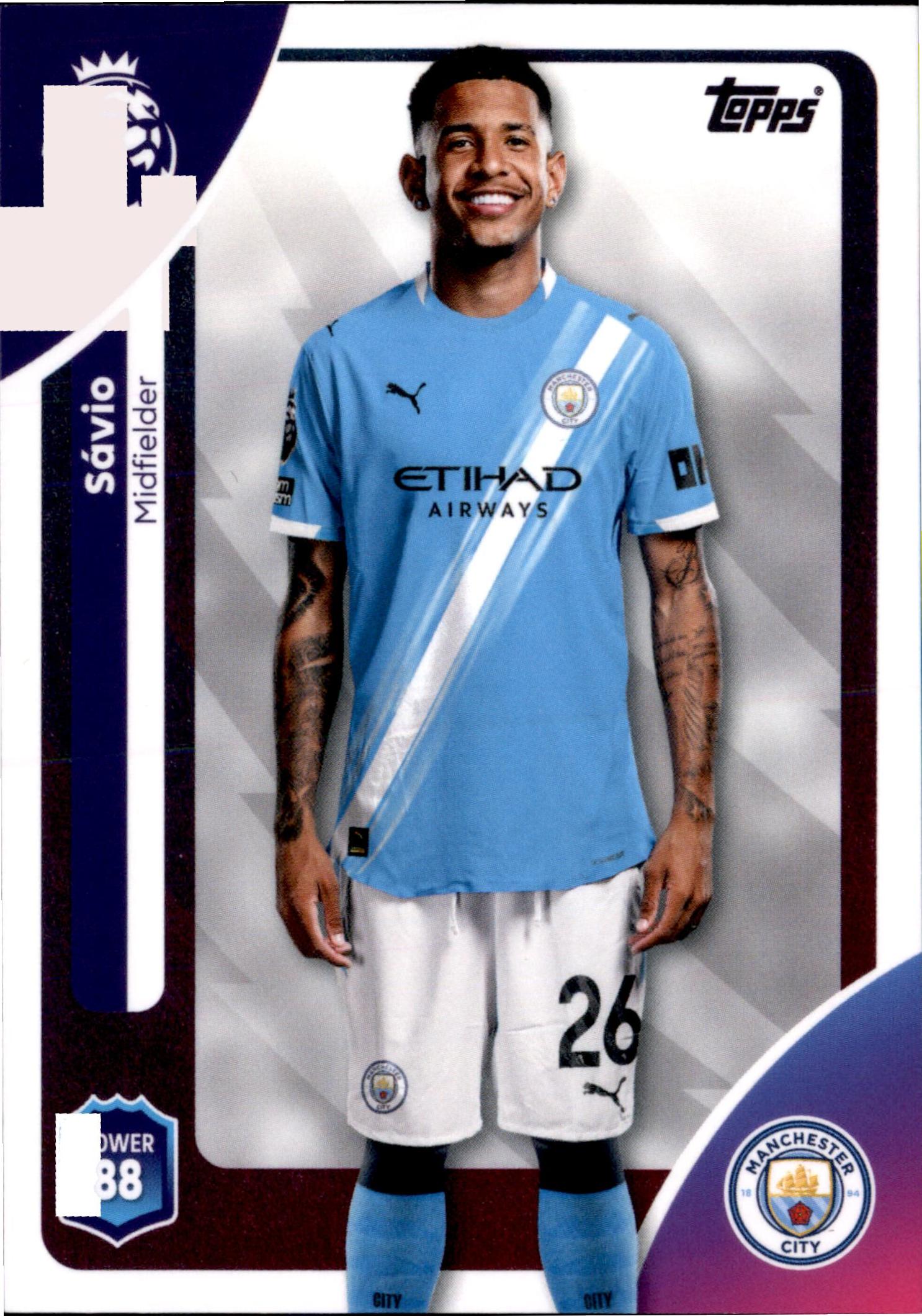 Sávio #192 – Topps Premier League 2025/26