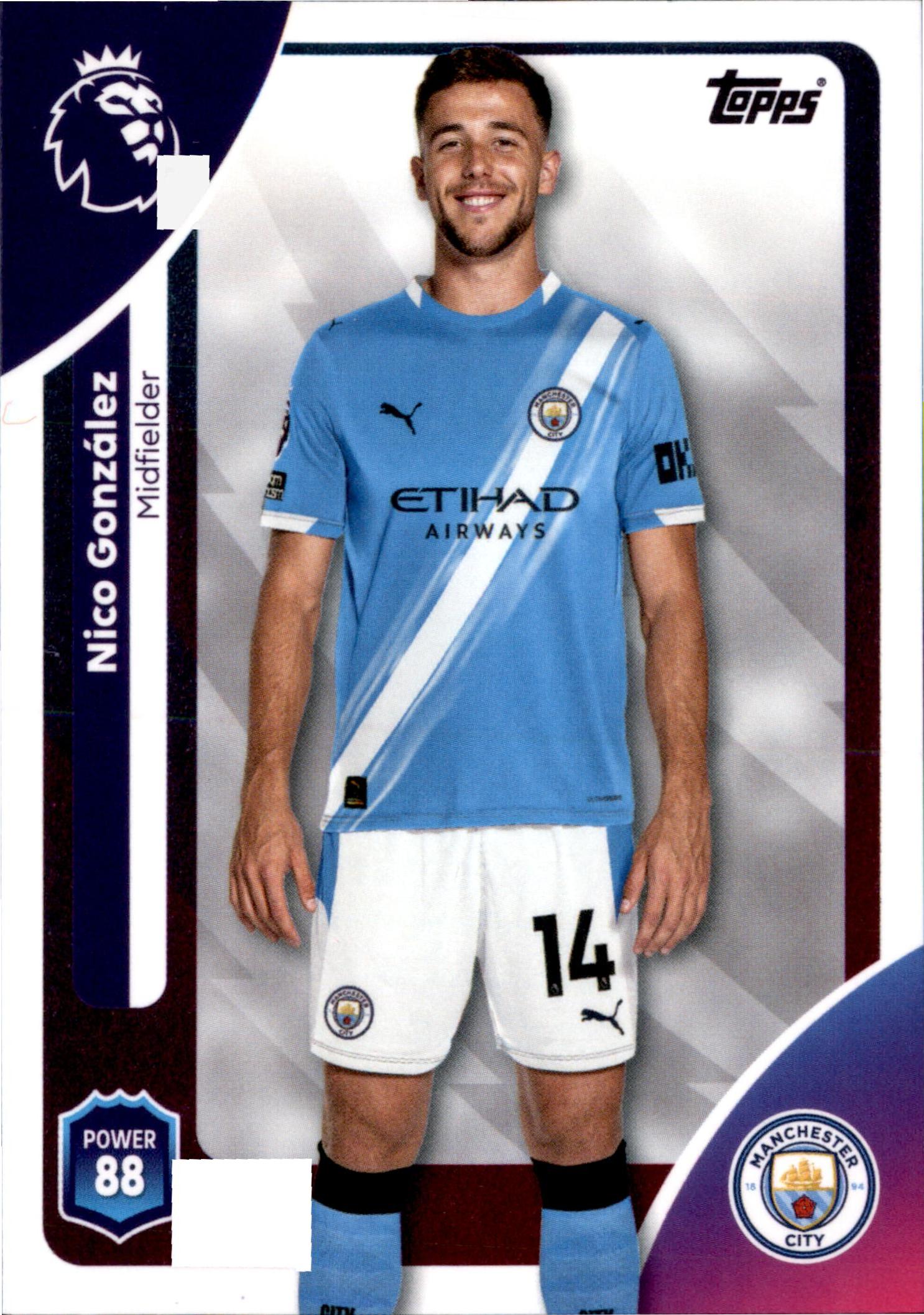 Nico González #187 – Topps Premier League 2025/26