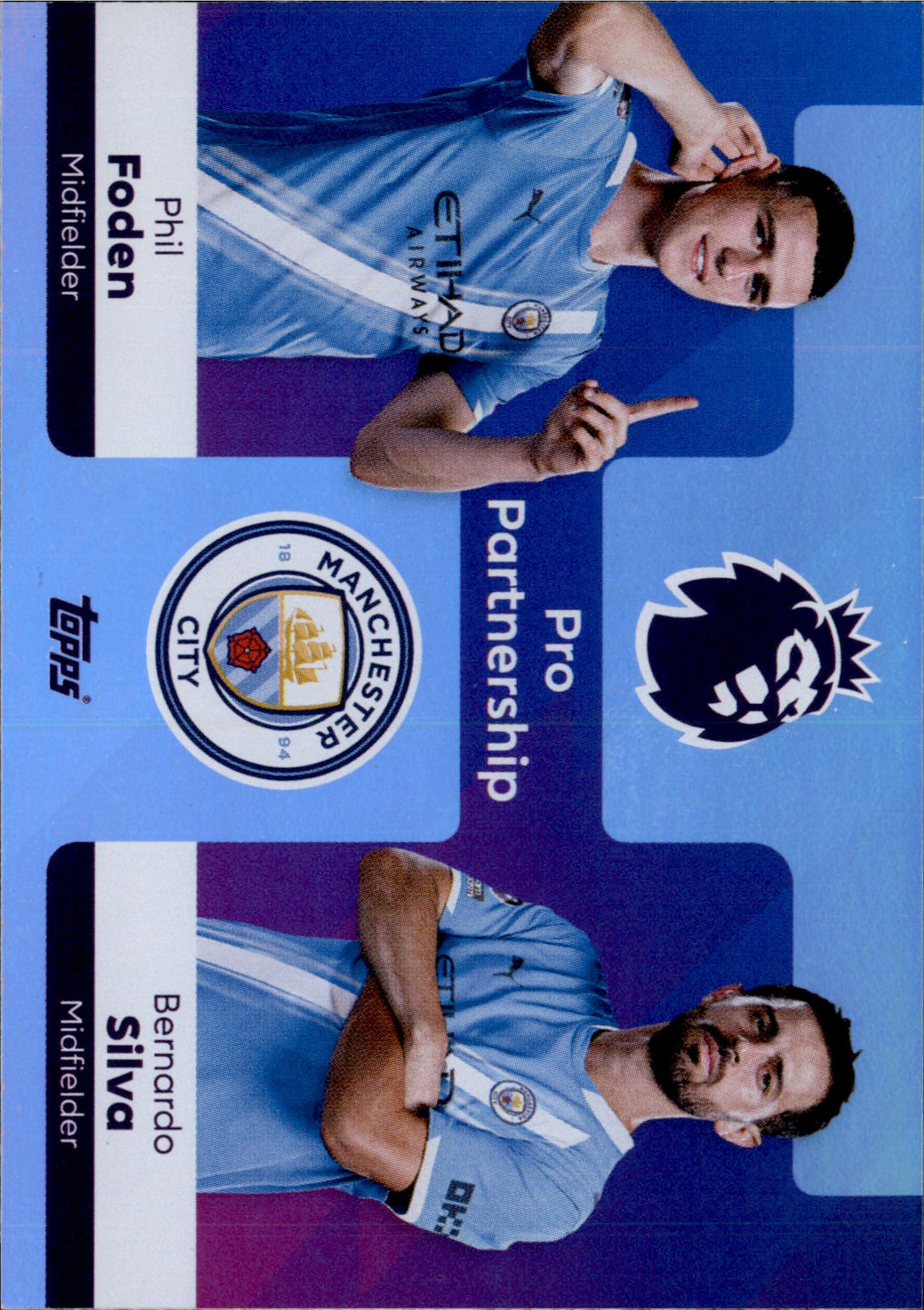 Phil Foden/Bernardo Silva #372 – Topps Premier League 2025/26