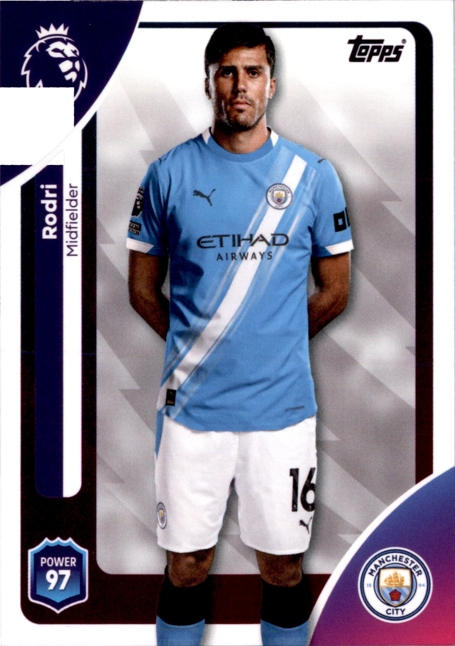 Rodri #188 – Topps Premier League 2025/26