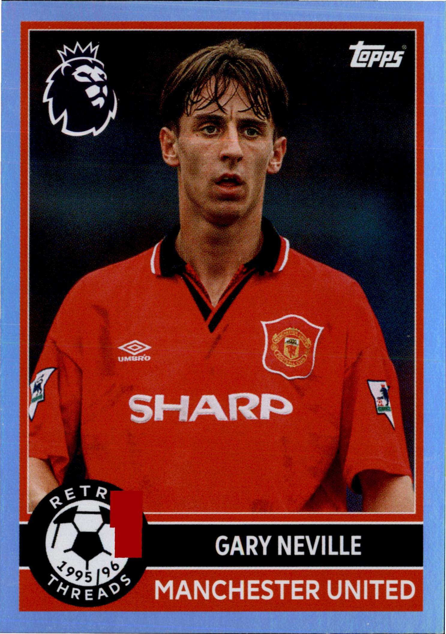 Gary Neville #393 – Topps Premier League 2025/26