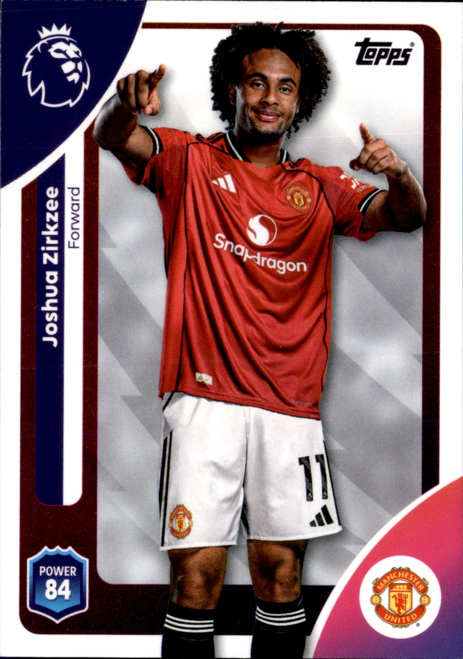 Joshua Zirkzee #212 – Topps Premier League 2025/26
