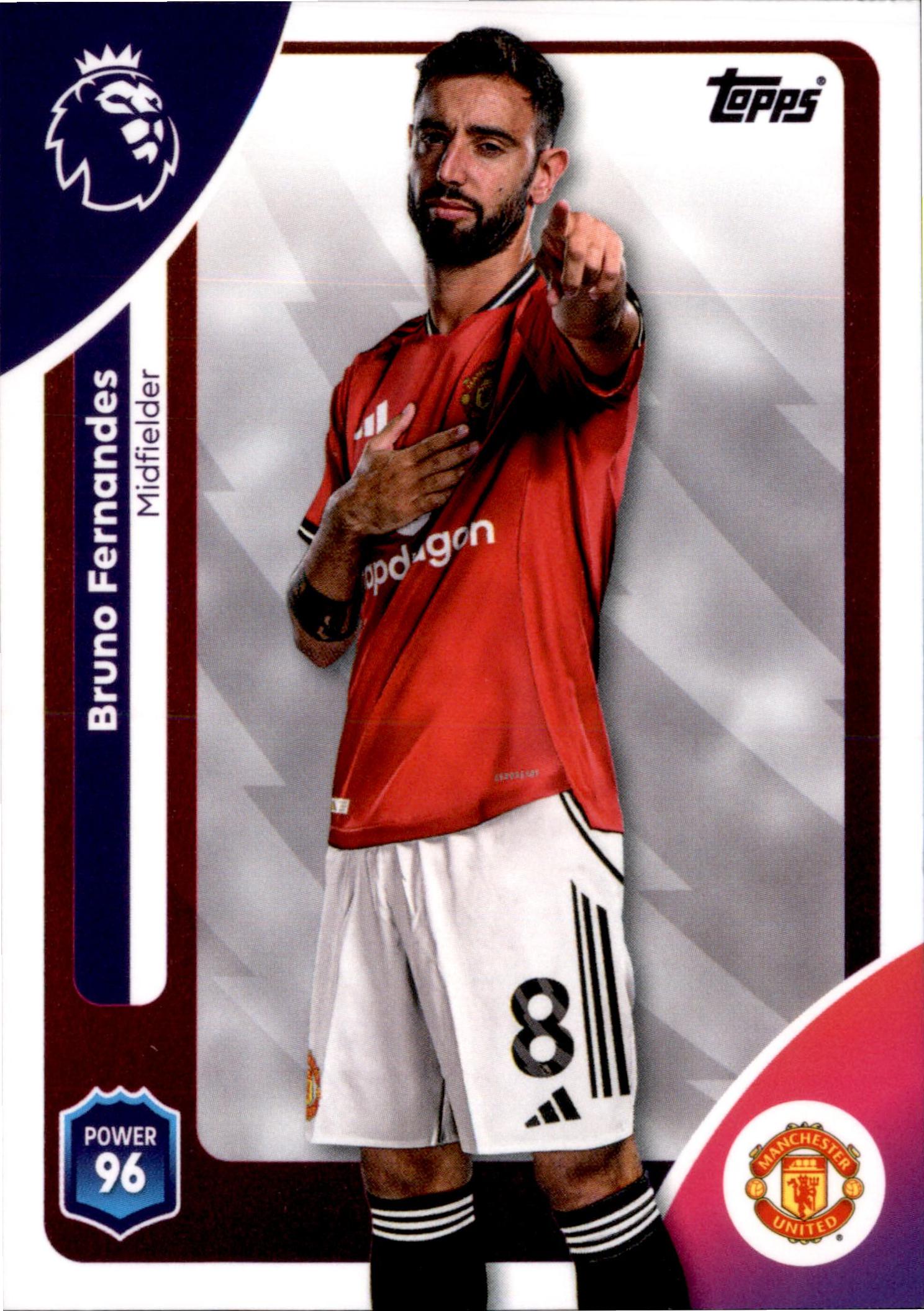 Bruno Fernandes #208 – Topps Premier League 2025/26