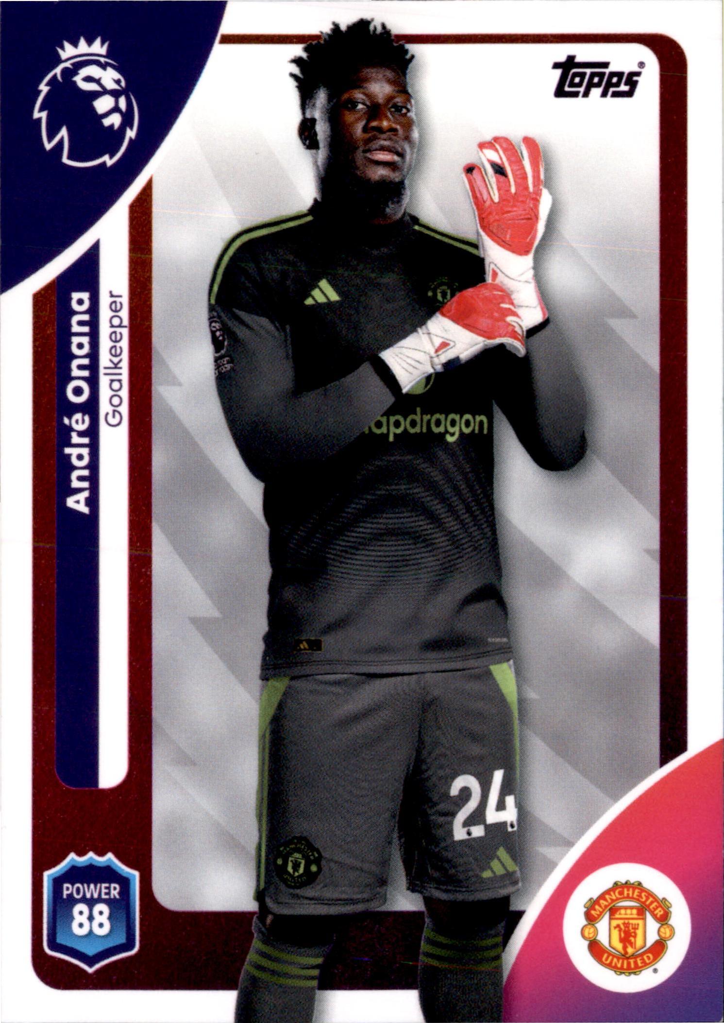 André Onana #200 – Topps Premier League 2025/26