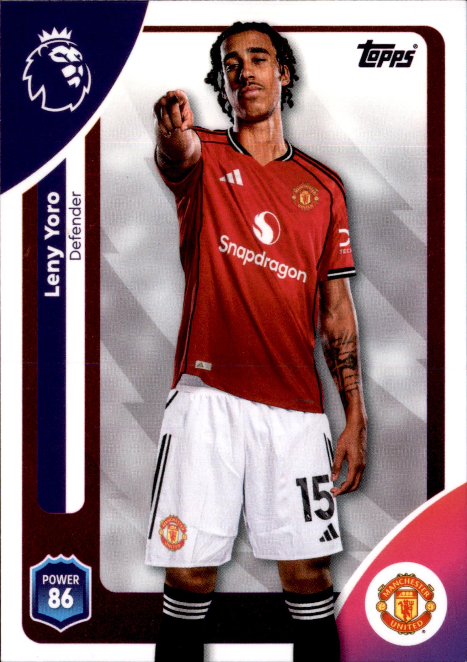 Leny Yoro #202 – Topps Premier League 2025/26
