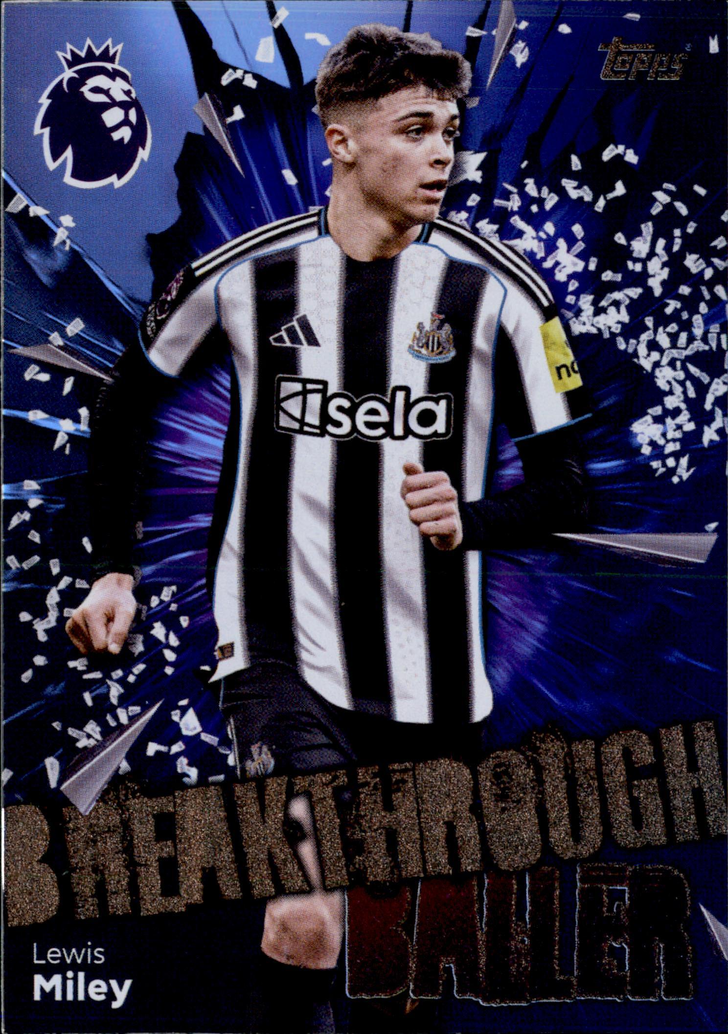 Lewis Miley #234 – Topps Premier League 2025/26