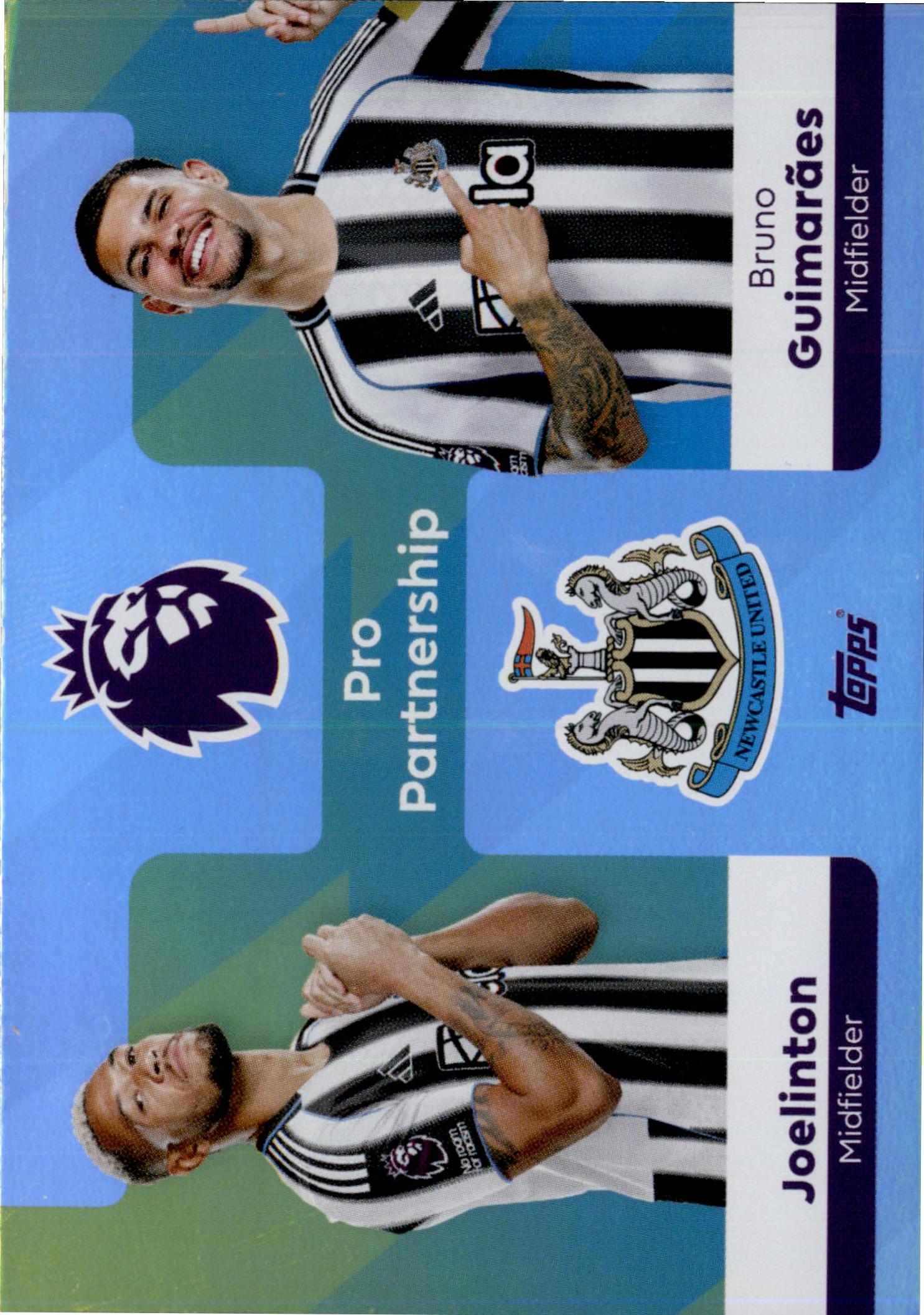 Bruno Guimarães/Joelinton #374 – Topps Premier League 2025/26