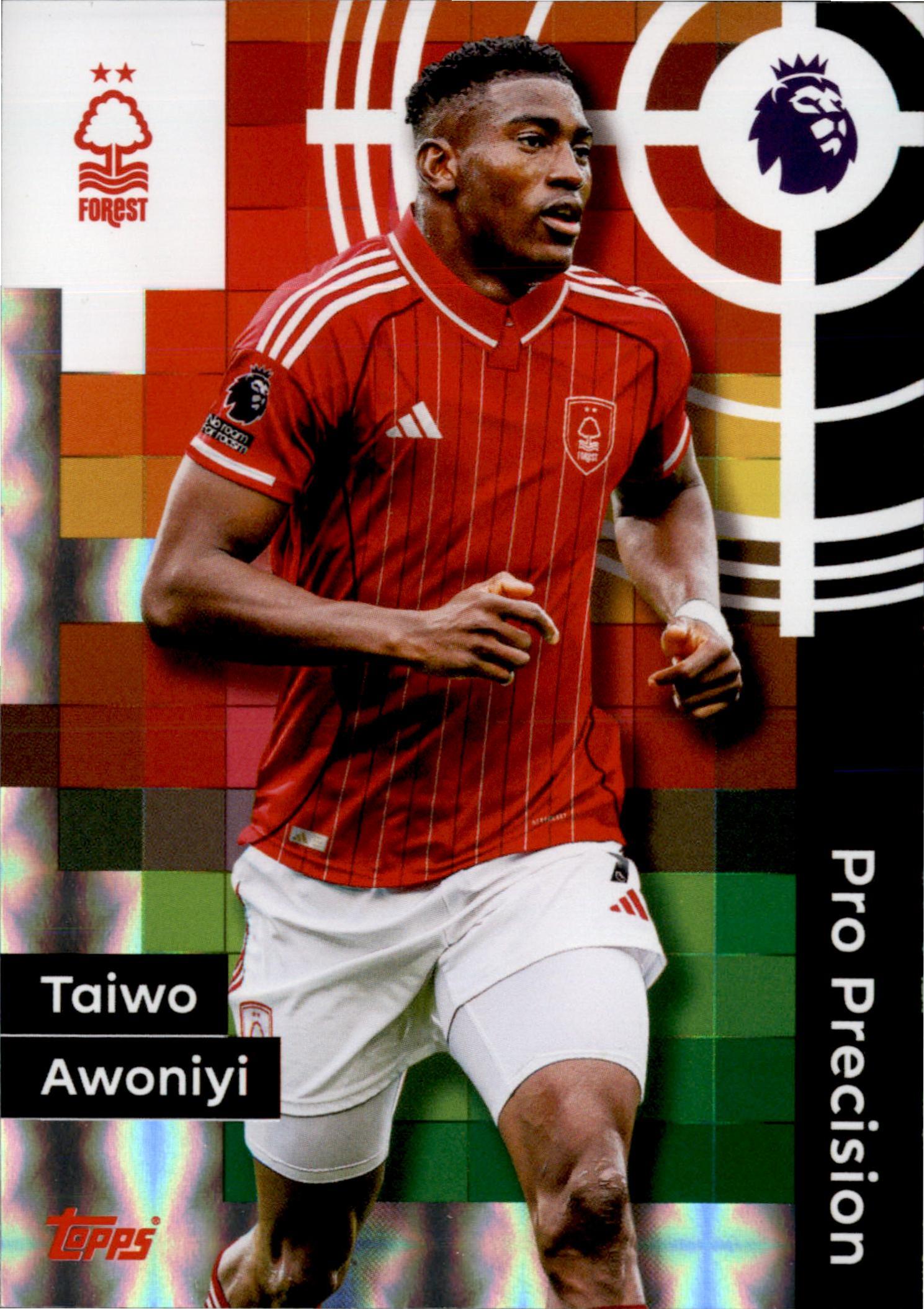 Taiwo Awoniyi #415 – Topps Premier League 2025/26