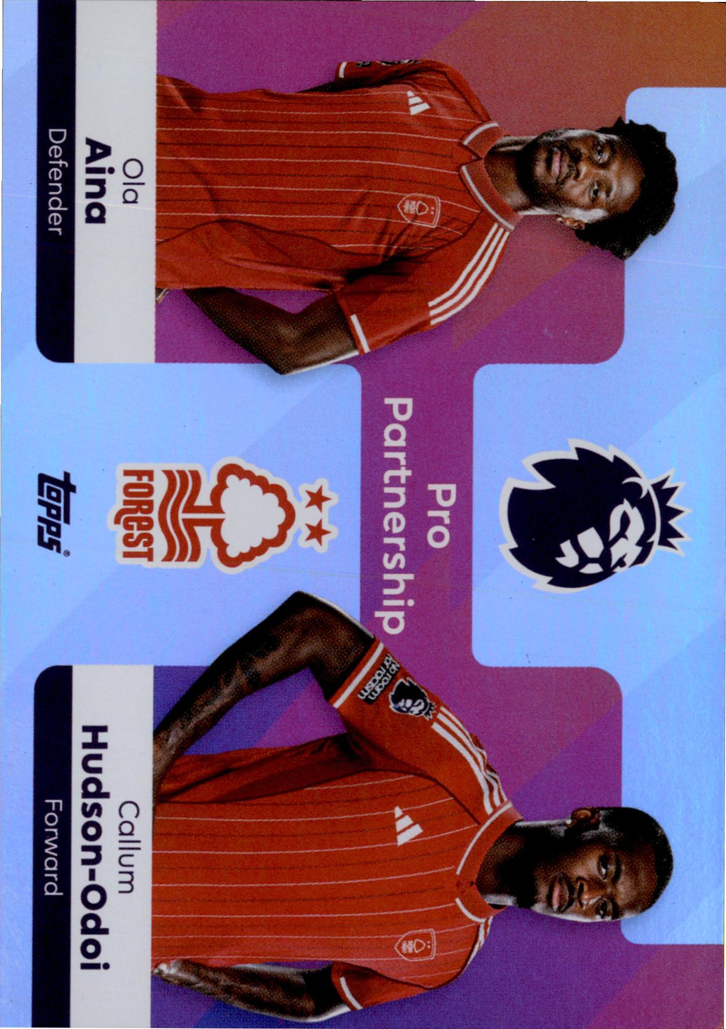 Ola Aina/Callum Hudson-Odoi #375 – Topps Premier League 2025/26