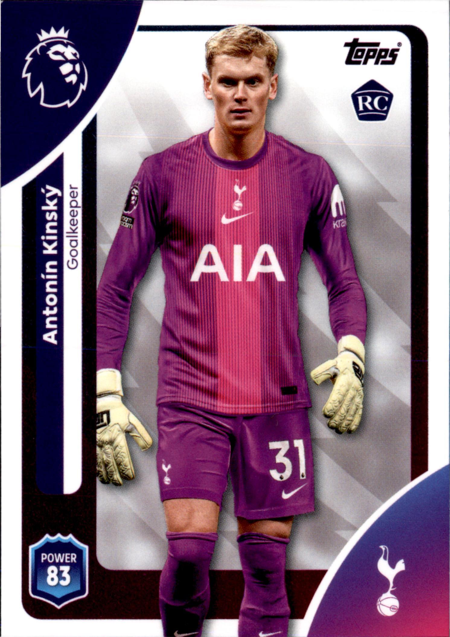 Antonín Kinský #254 – Topps Premier League 2025/26