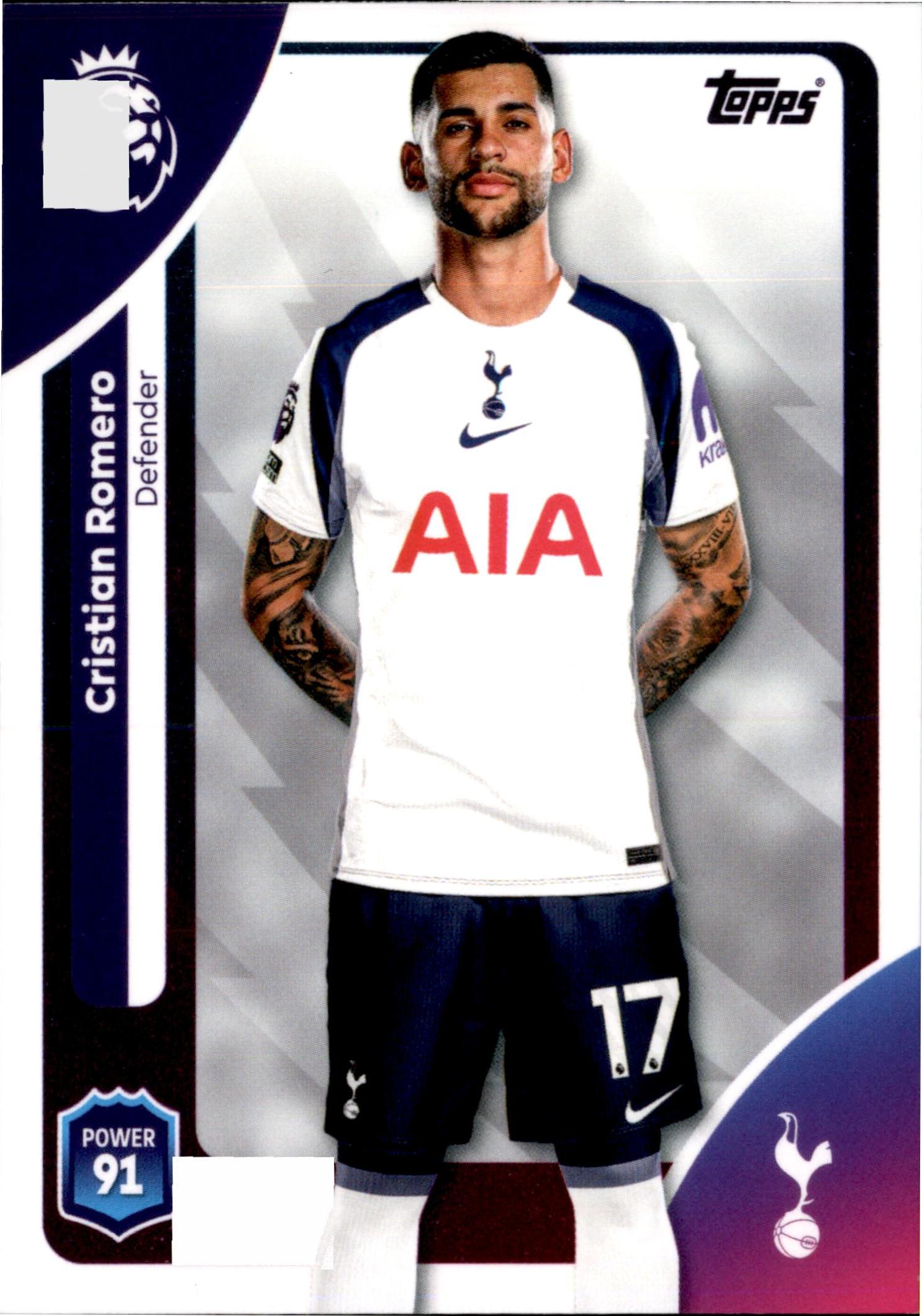 Cristian Romero #257 – Topps Premier League 2025/26