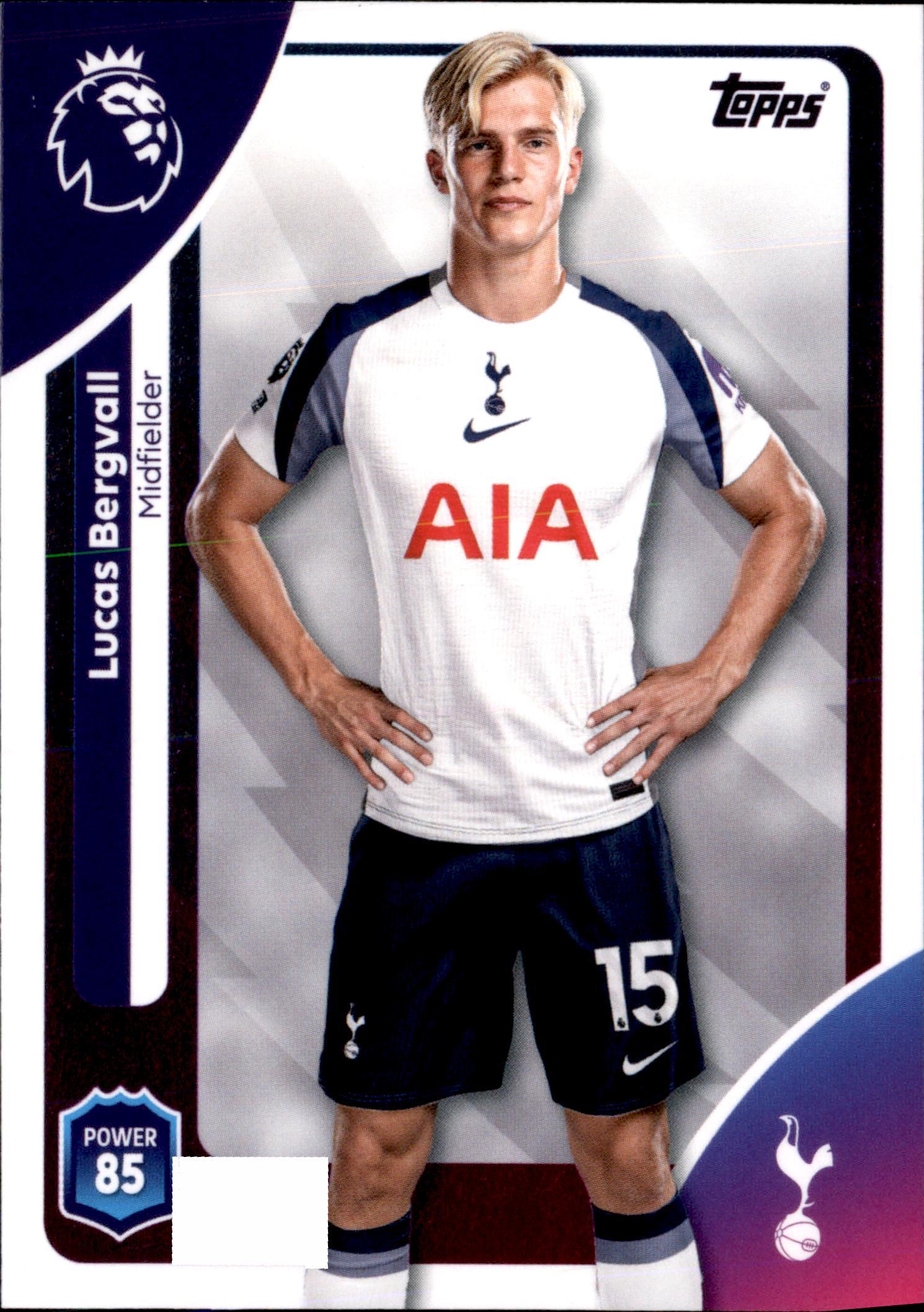 Lucas Bergvall #261 – Topps Premier League 2025/26