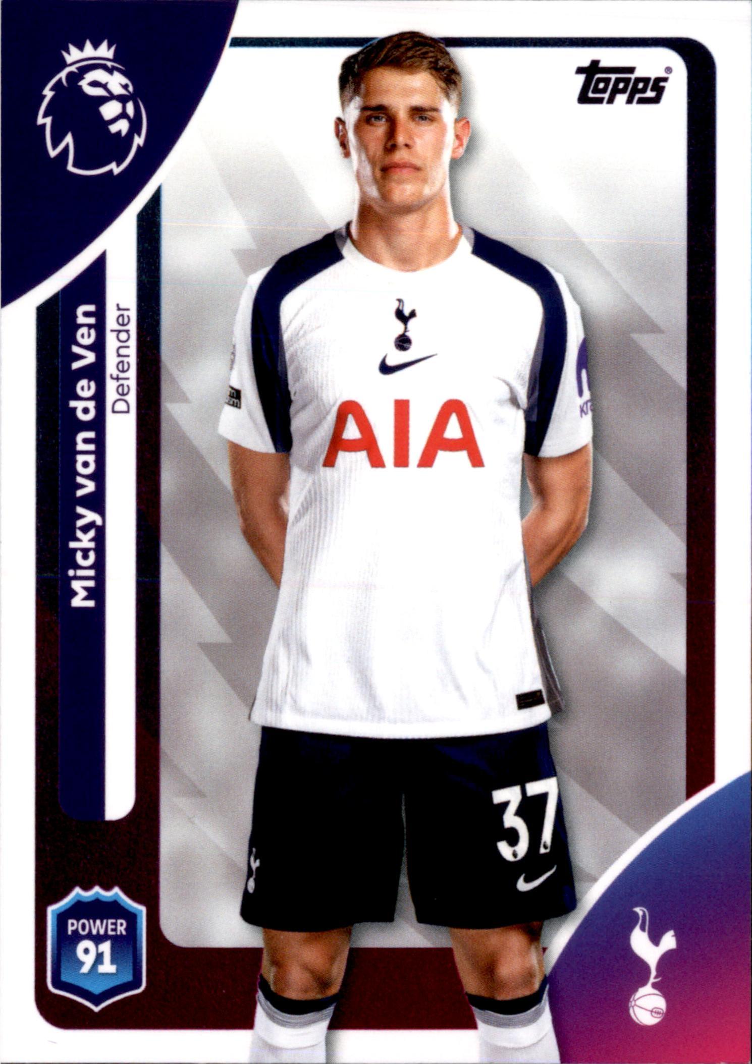 Micky van de Ven #256 – Topps Premier League 2025/26
