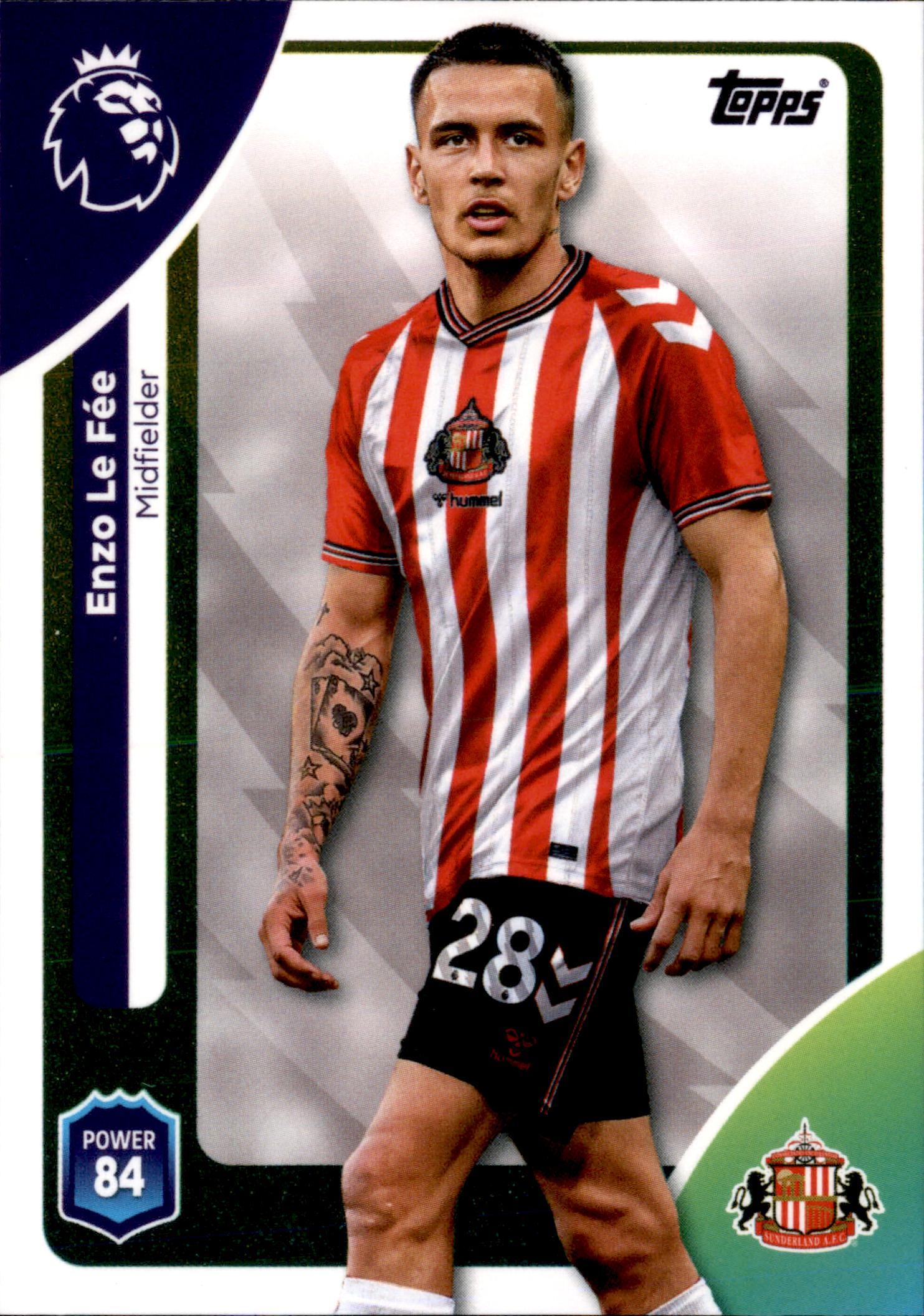Enzo Le Fée #353 – Topps Premier League 2025/26
