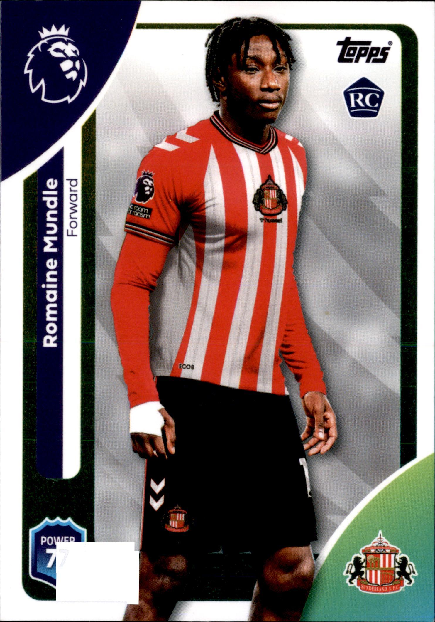 Romaine Mundle #354 – Topps Premier League 2025/26