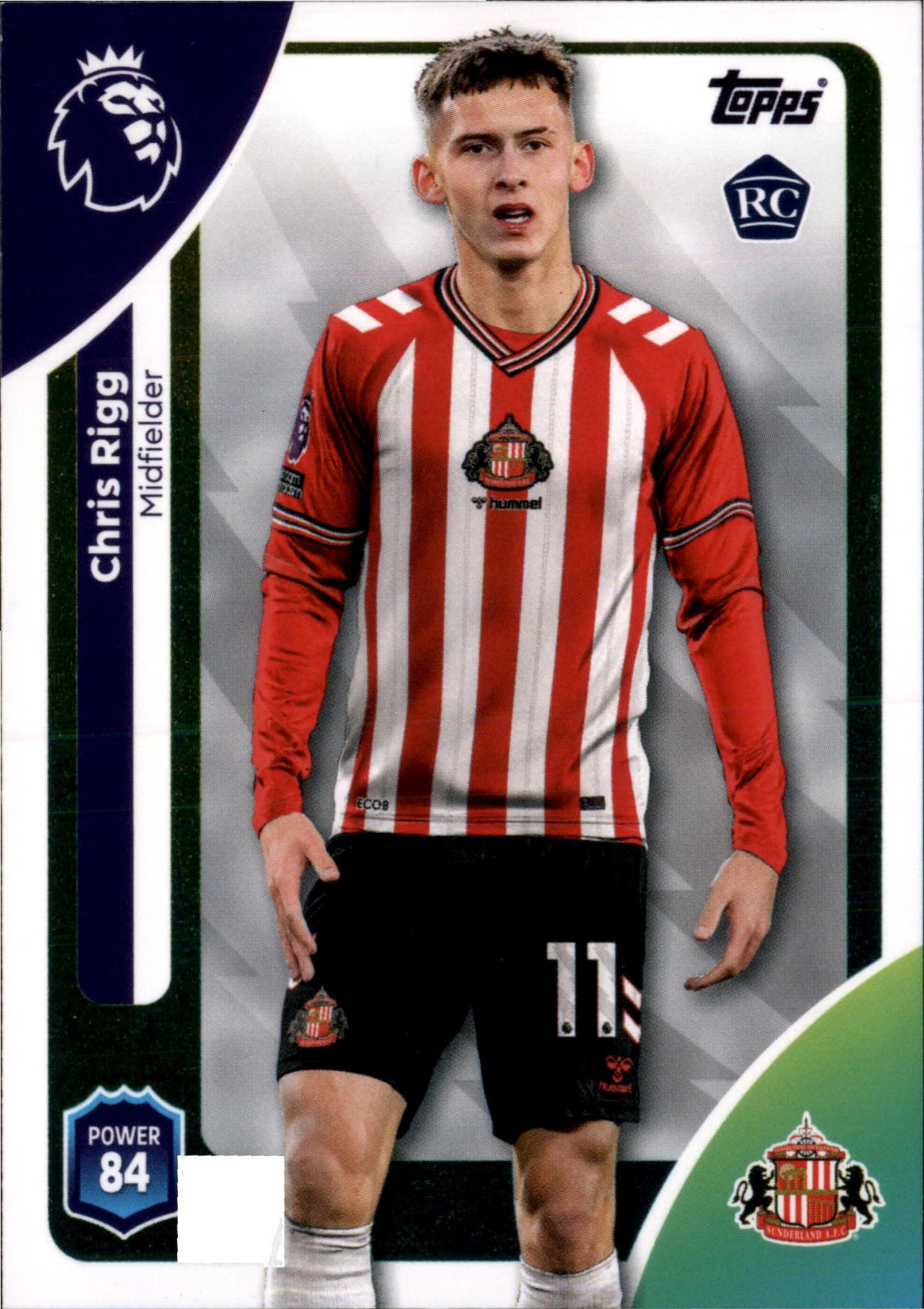 Chris Rigg #349 – Topps Premier League 2025/26