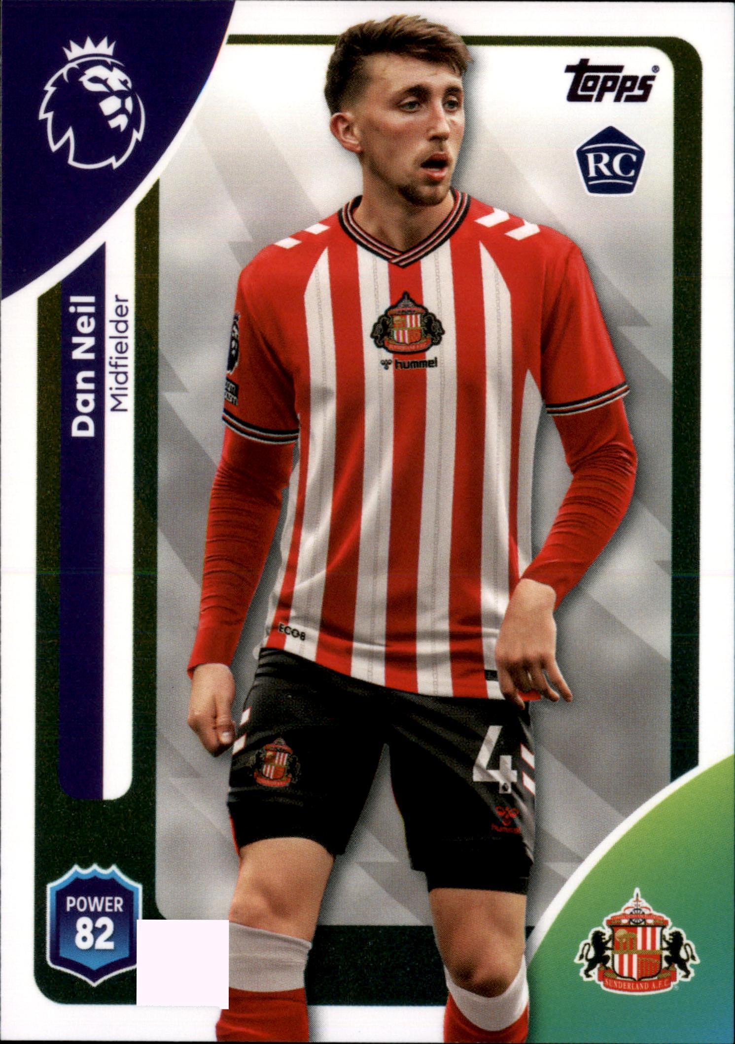 Dan Neil #350 – Topps Premier League 2025/26