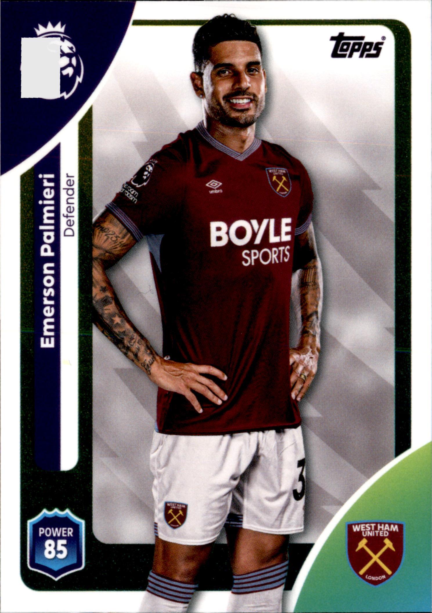 Emerson Palmieri #276 – Topps Premier League 2025/26