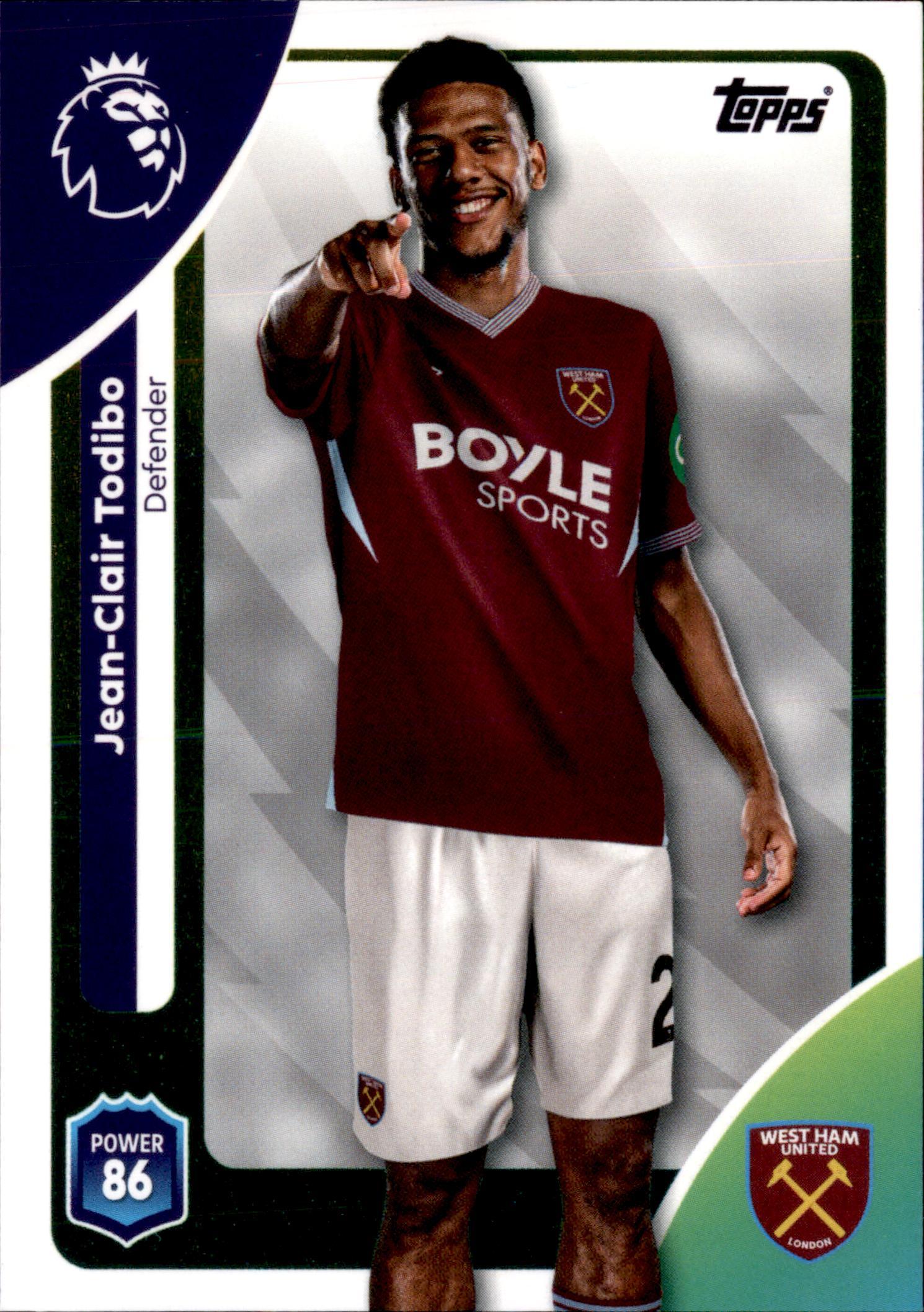 Jean-Clair Todibo #273 – Topps Premier League 2025/26