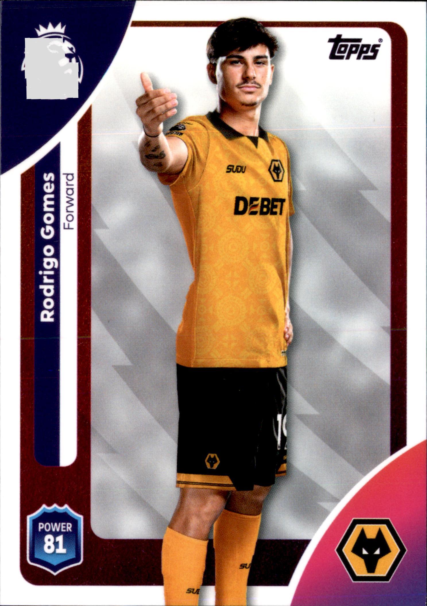 Rodrigo Gomes #299 – Topps Premier League 2025/26