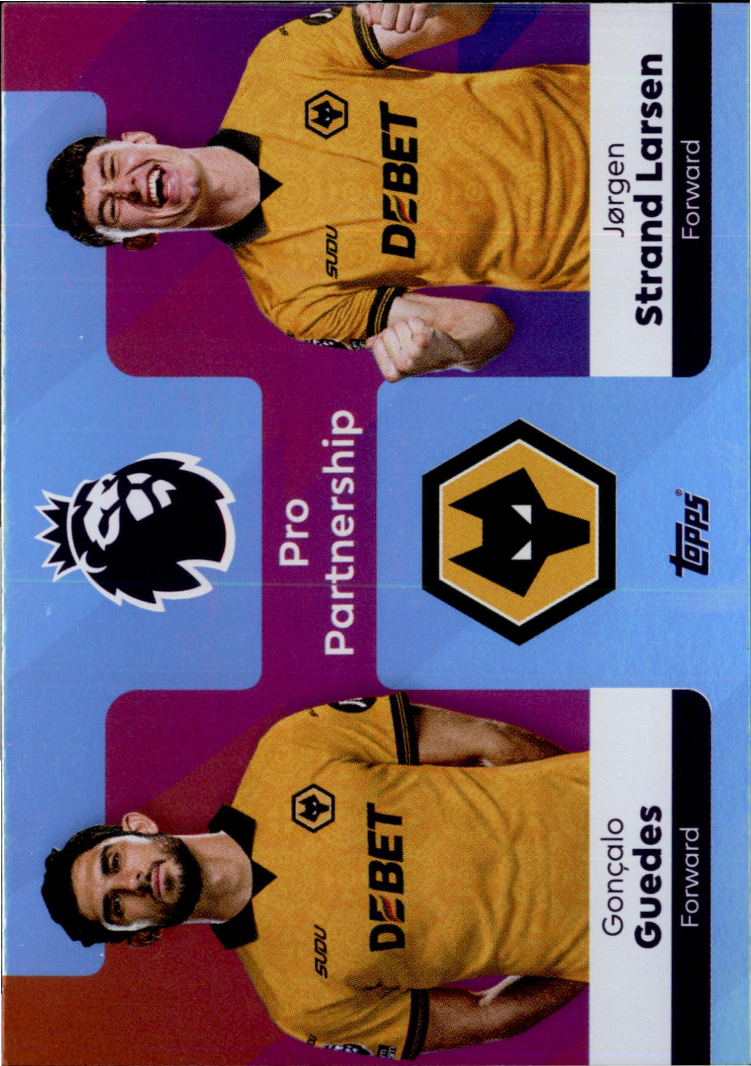 Gonçalo Guedes/Jørgen Strand Larsen #378 – Topps Premier League 2025/26
