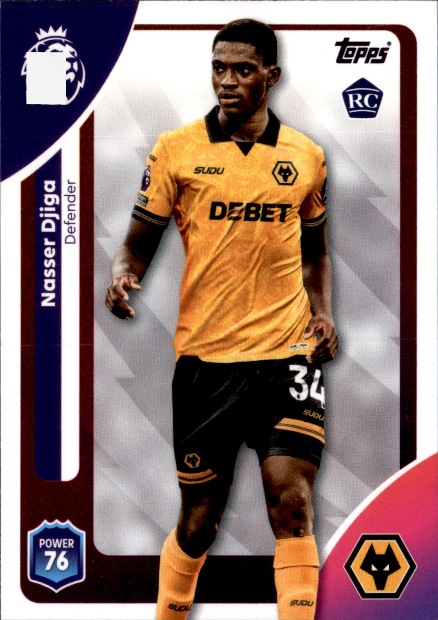 Nasser Djiga #292 – Topps Premier League 2025/26