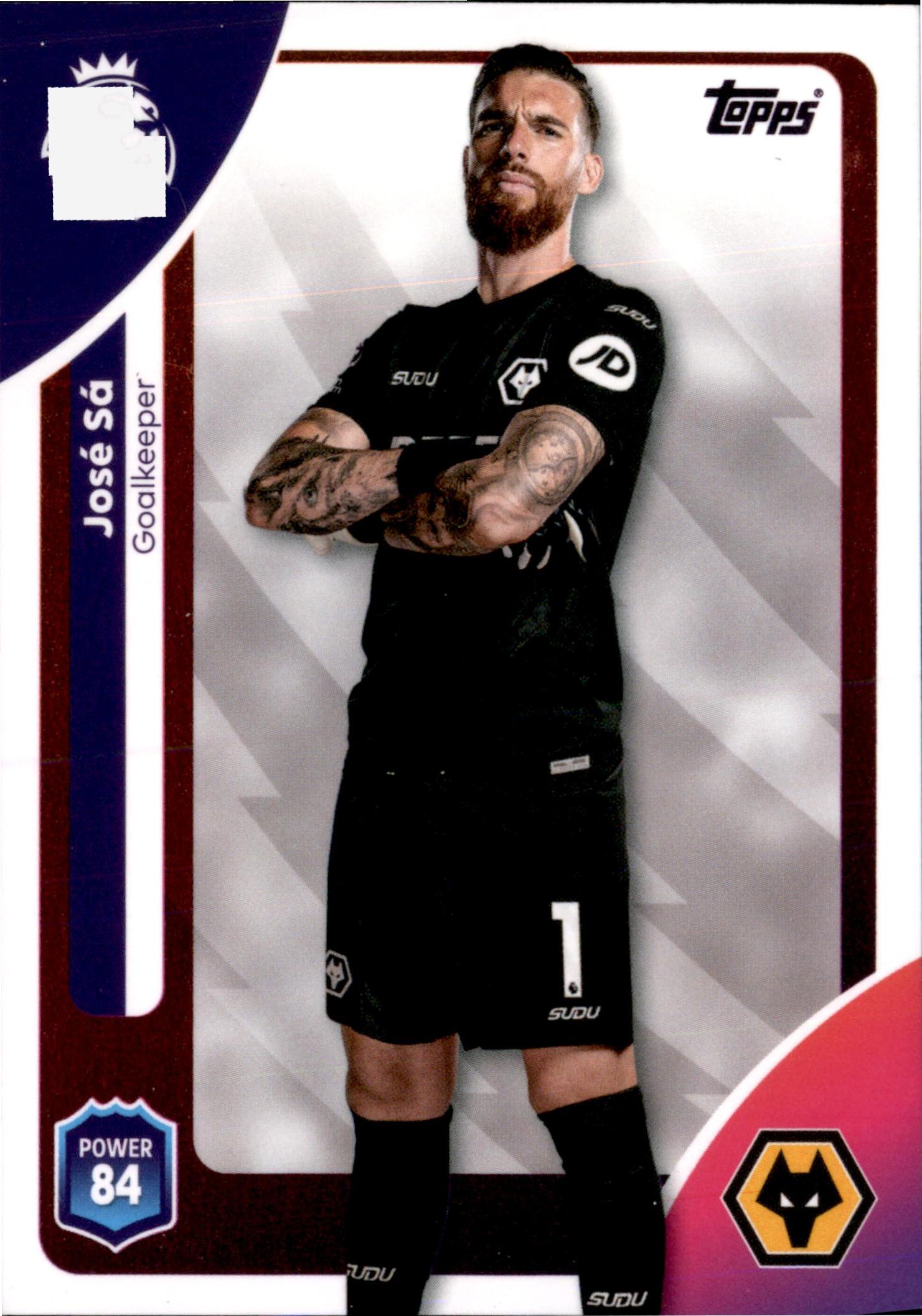 José Sá #290 – Topps Premier League 2025/26