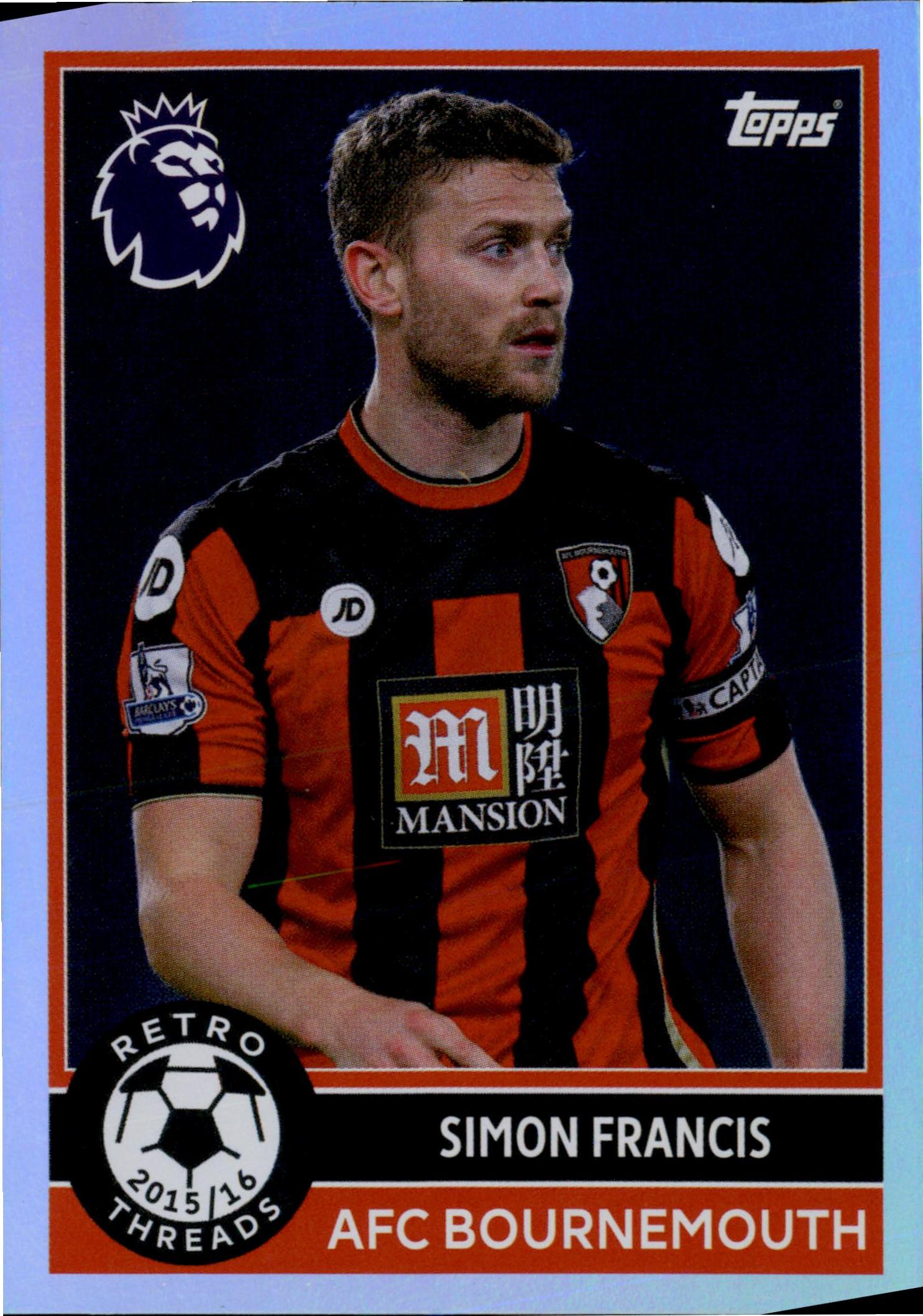 Simon Francis #383 – Topps Premier League 2025/26