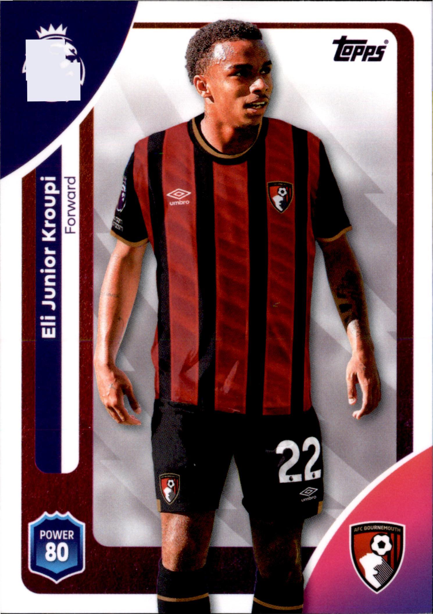 Eli Junior Kroupi #49 – Topps Premier League 2025/26