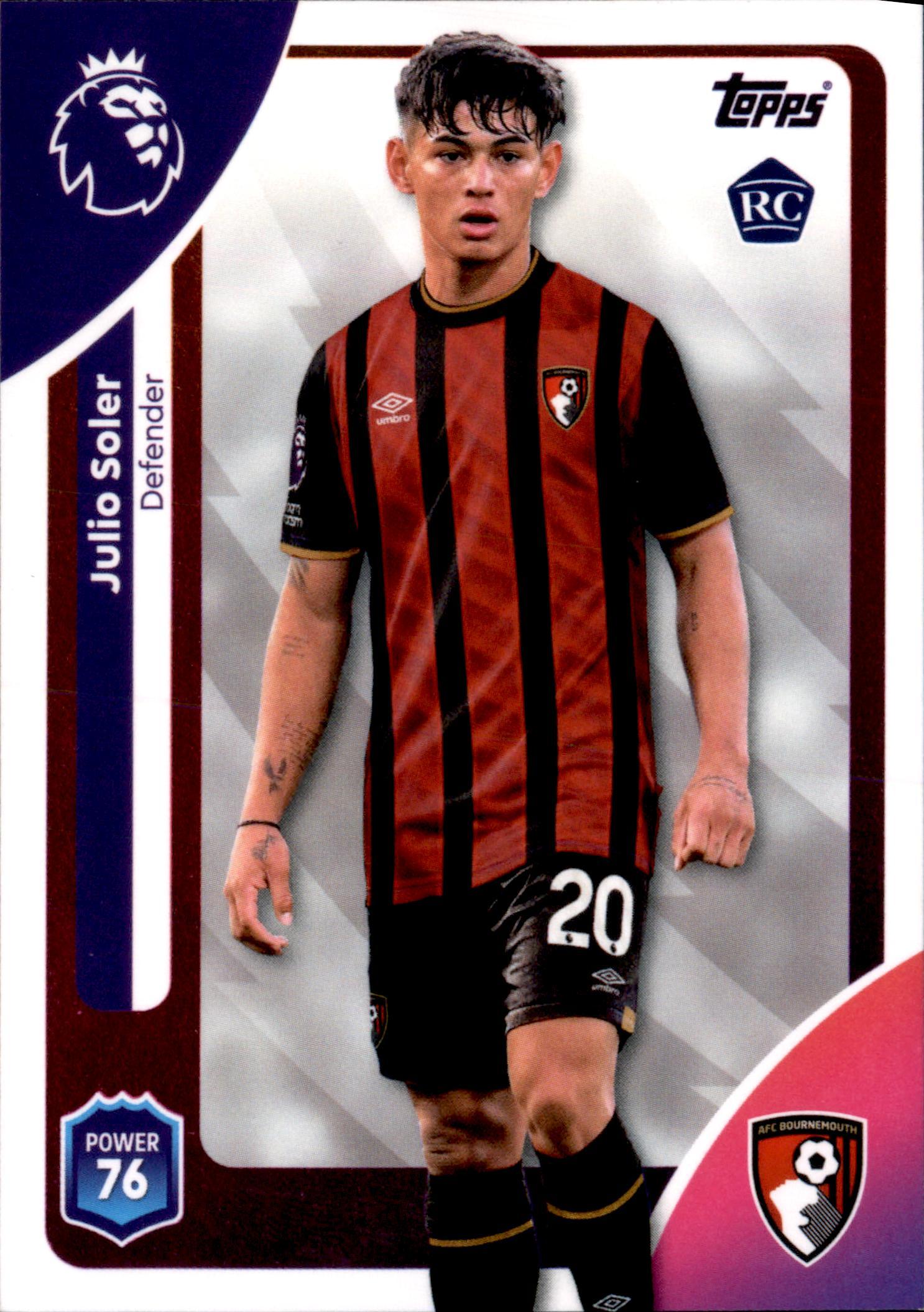 Julio Soler #41 – Topps Premier League 2025/26