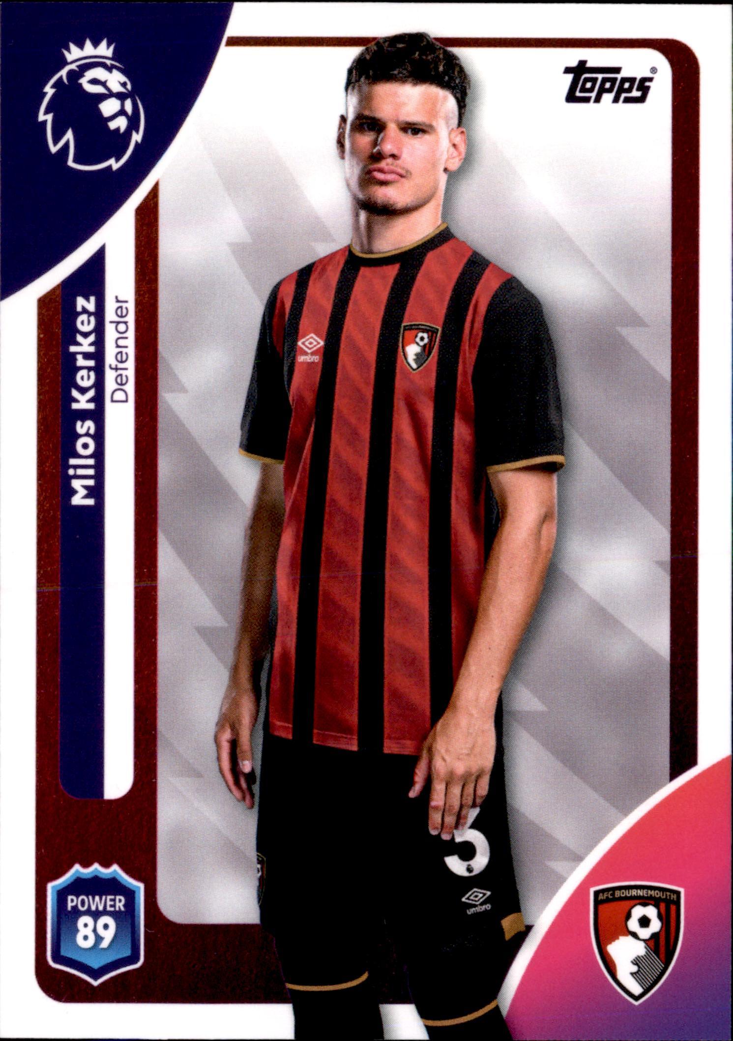 Milos Kerkez #42 – Topps Premier League 2025/26