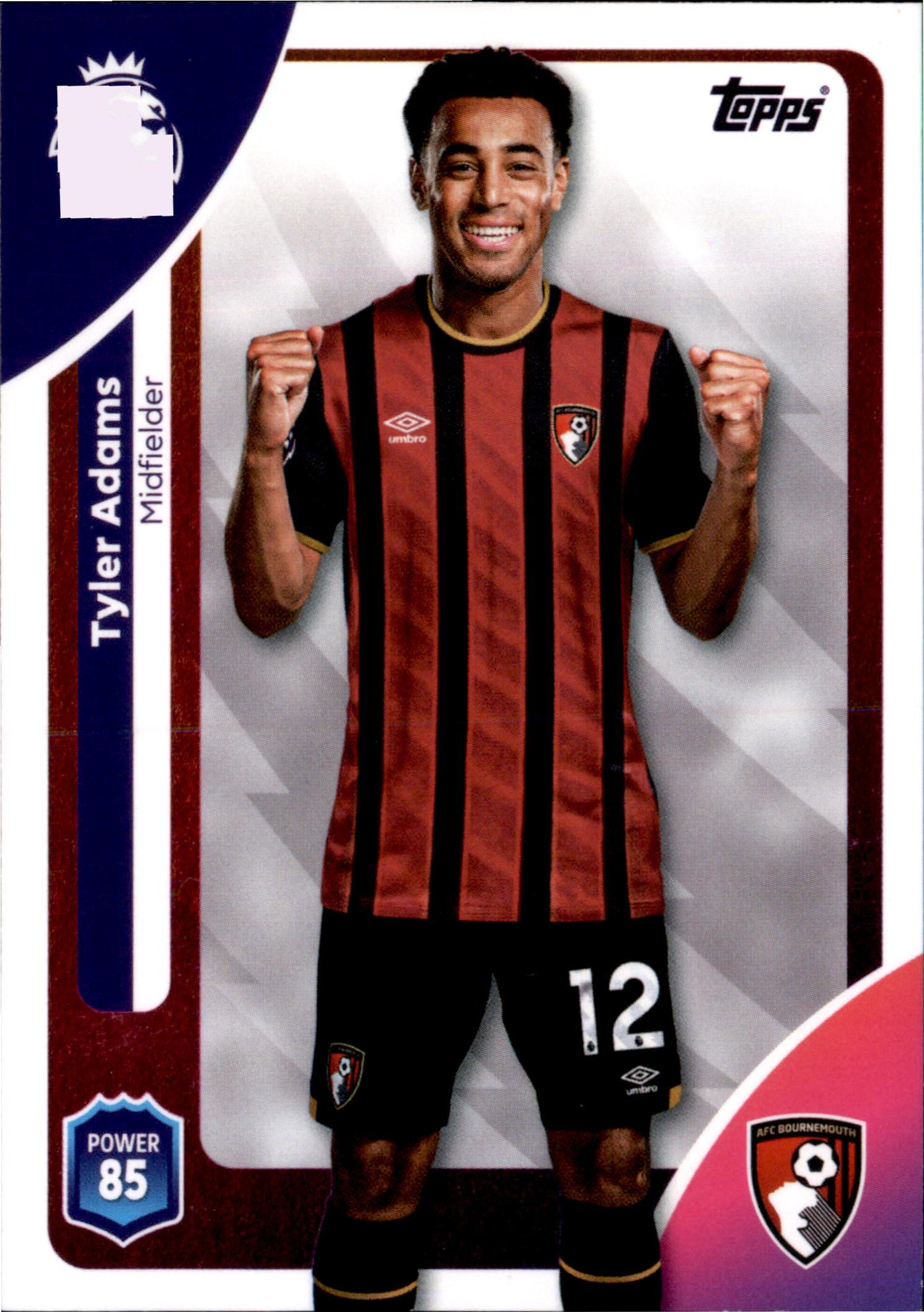 Tyler Adams #43 – Topps Premier League 2025/26
