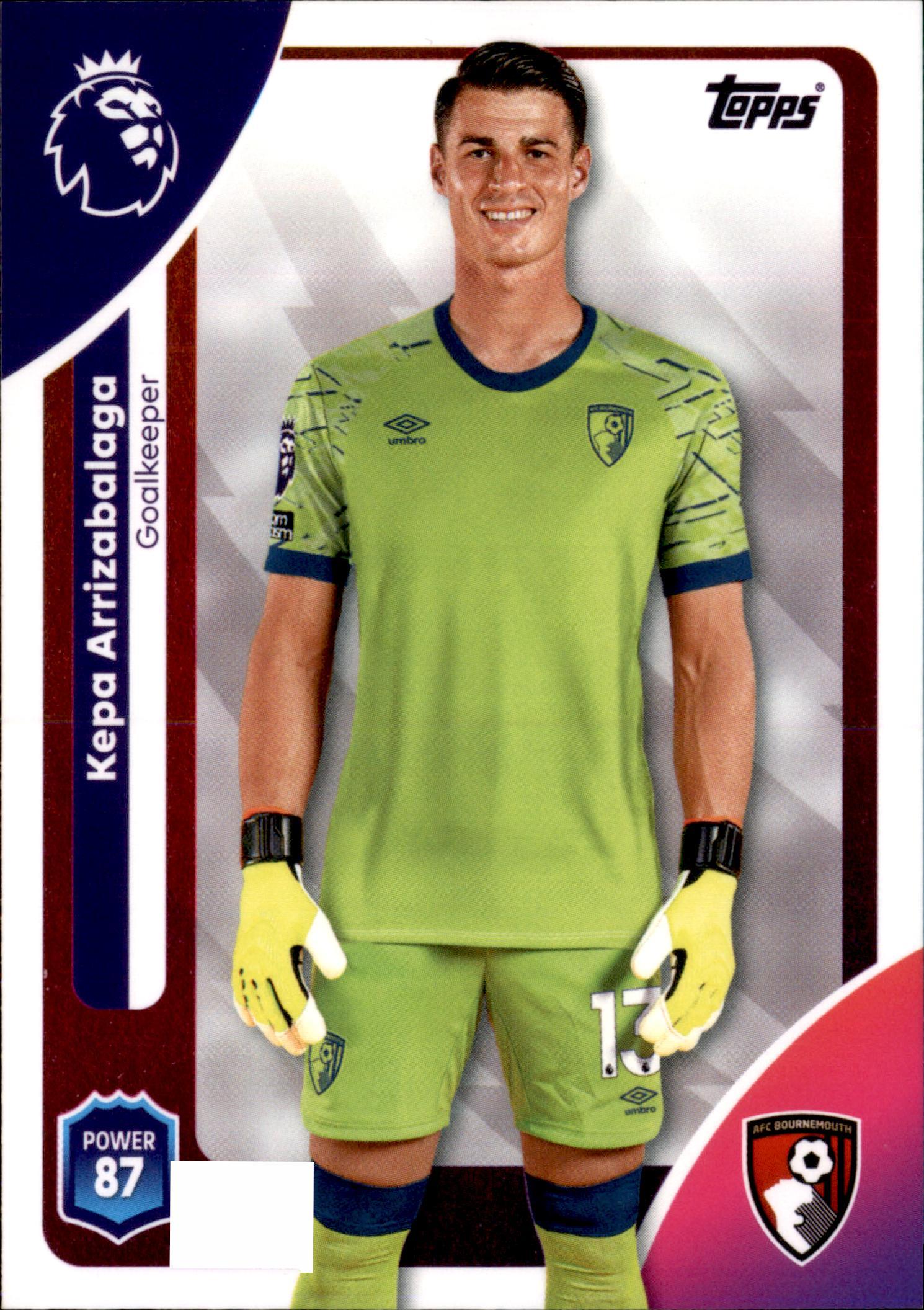 Kepa Arrizabalaga #38 – Topps Premier League 2025/26