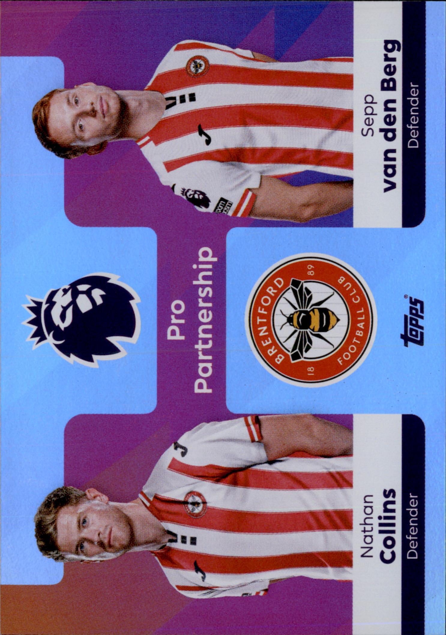 Nathan Collins/Sepp van den Berg #364 – Topps Premier League 2025/26