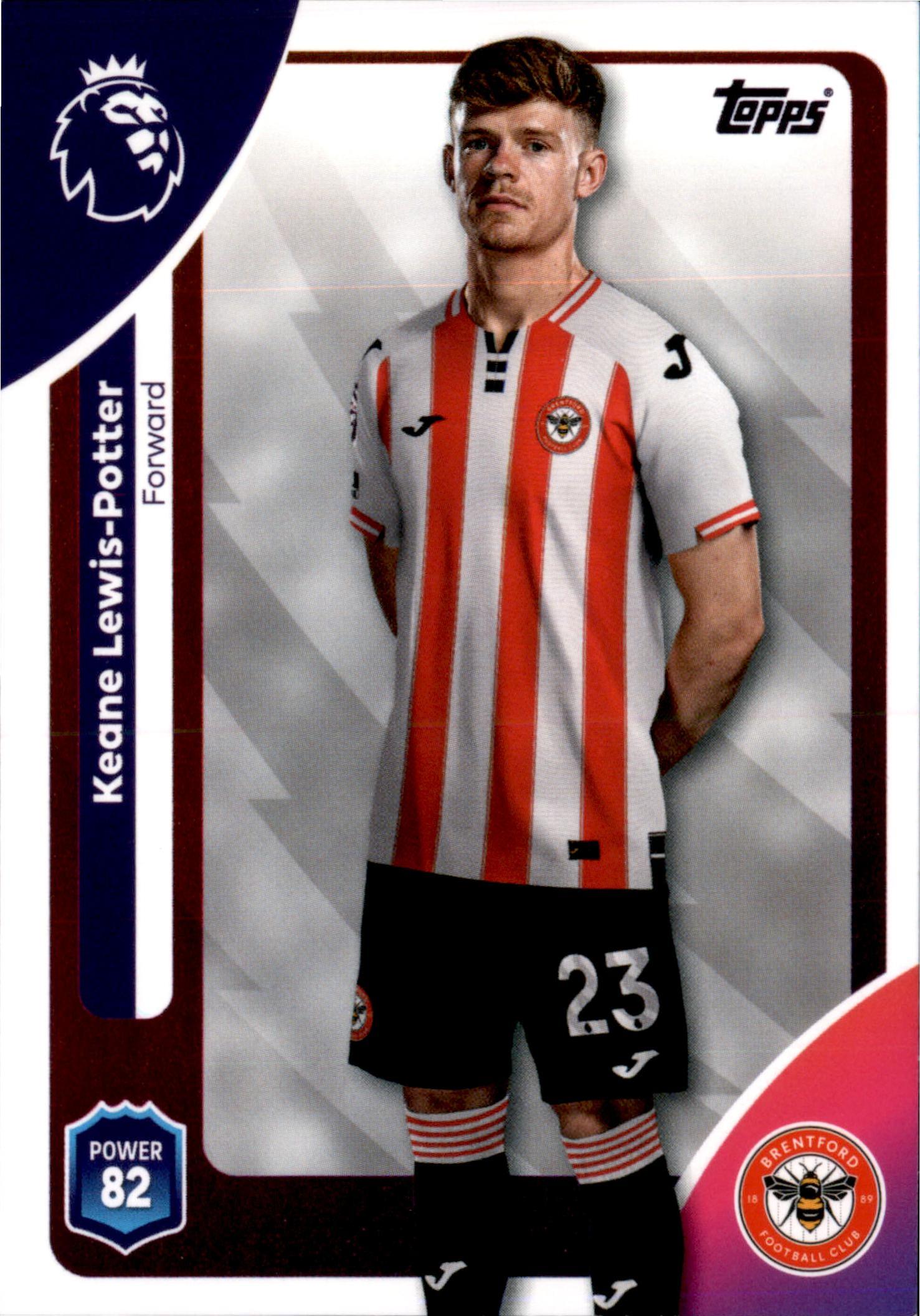Keane Lewis-Potter #66 – Topps Premier League 2025/26