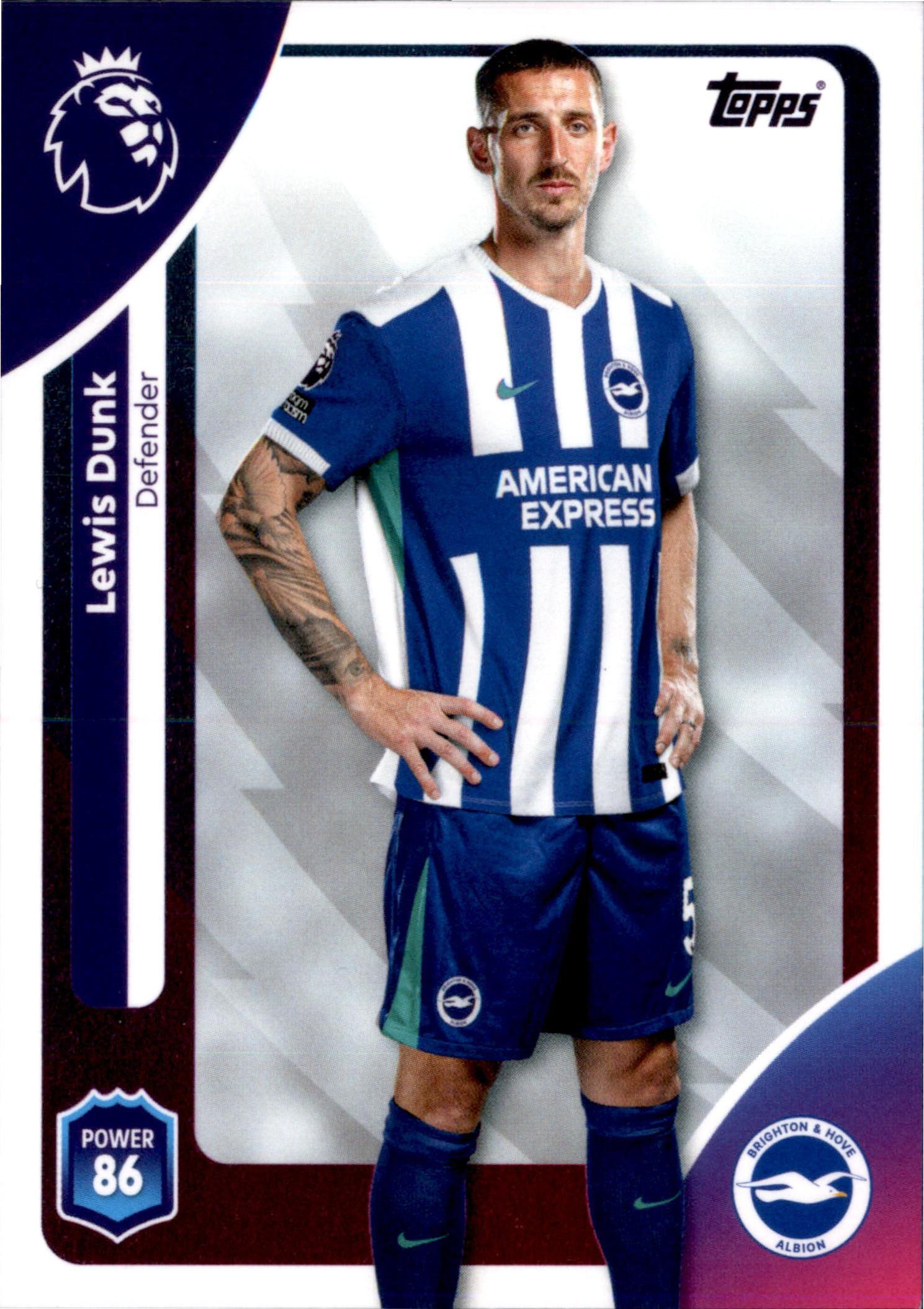 Lewis Dunk #77 – Topps Premier League 2025/26