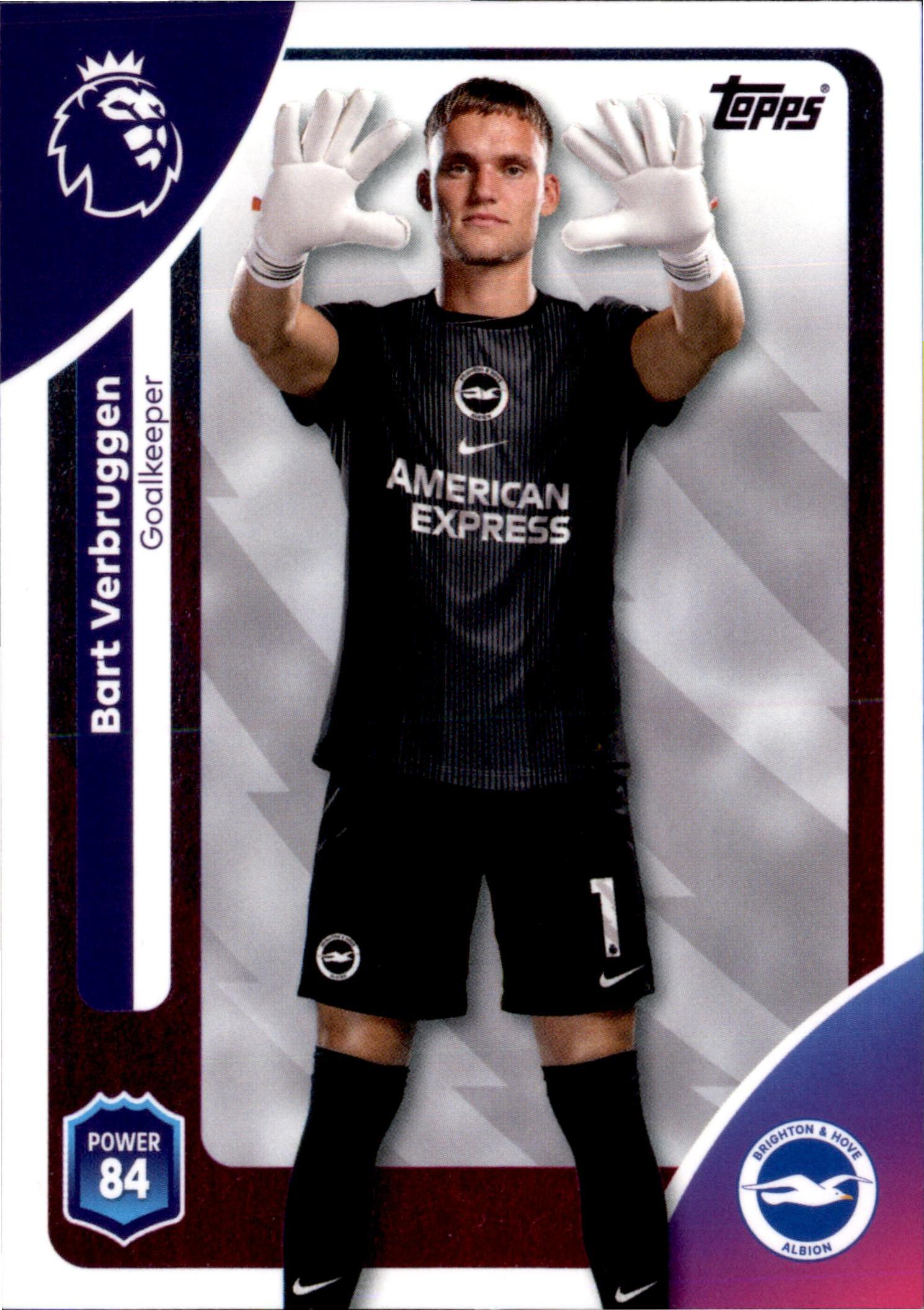 Bart Verbruggen #74 – Topps Premier League 2025/26