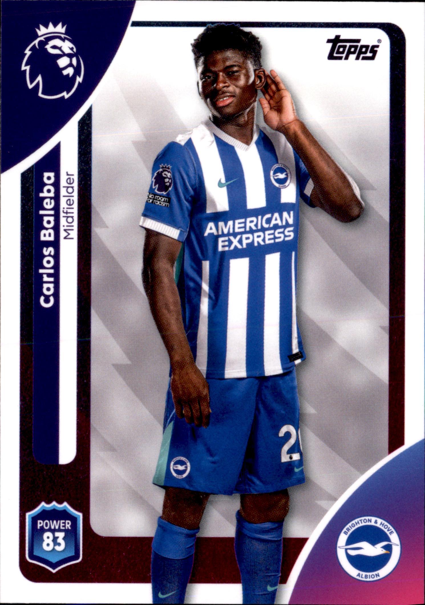 Carlos Baleba #80 – Topps Premier League 2025/26