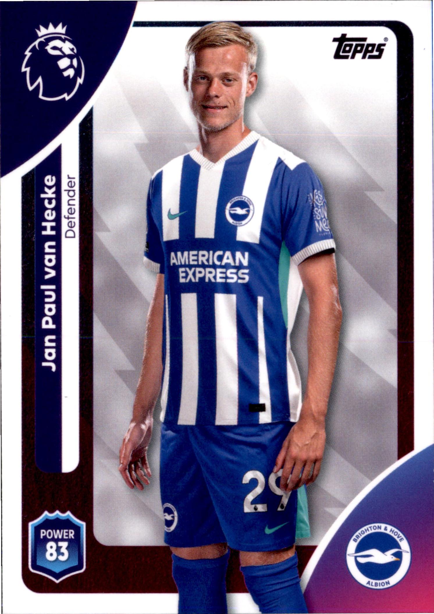 Jan Paul van Hecke #75 – Topps Premier League 2025/26
