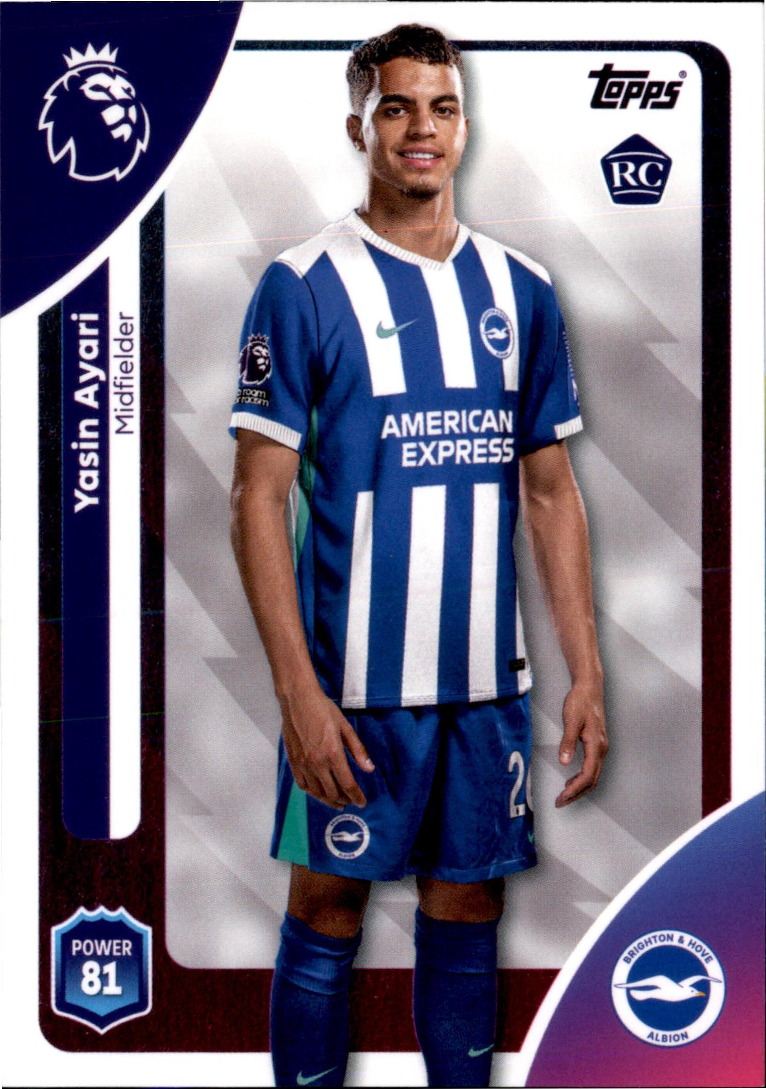 Yasin Ayari #82 – Topps Premier League 2025/26