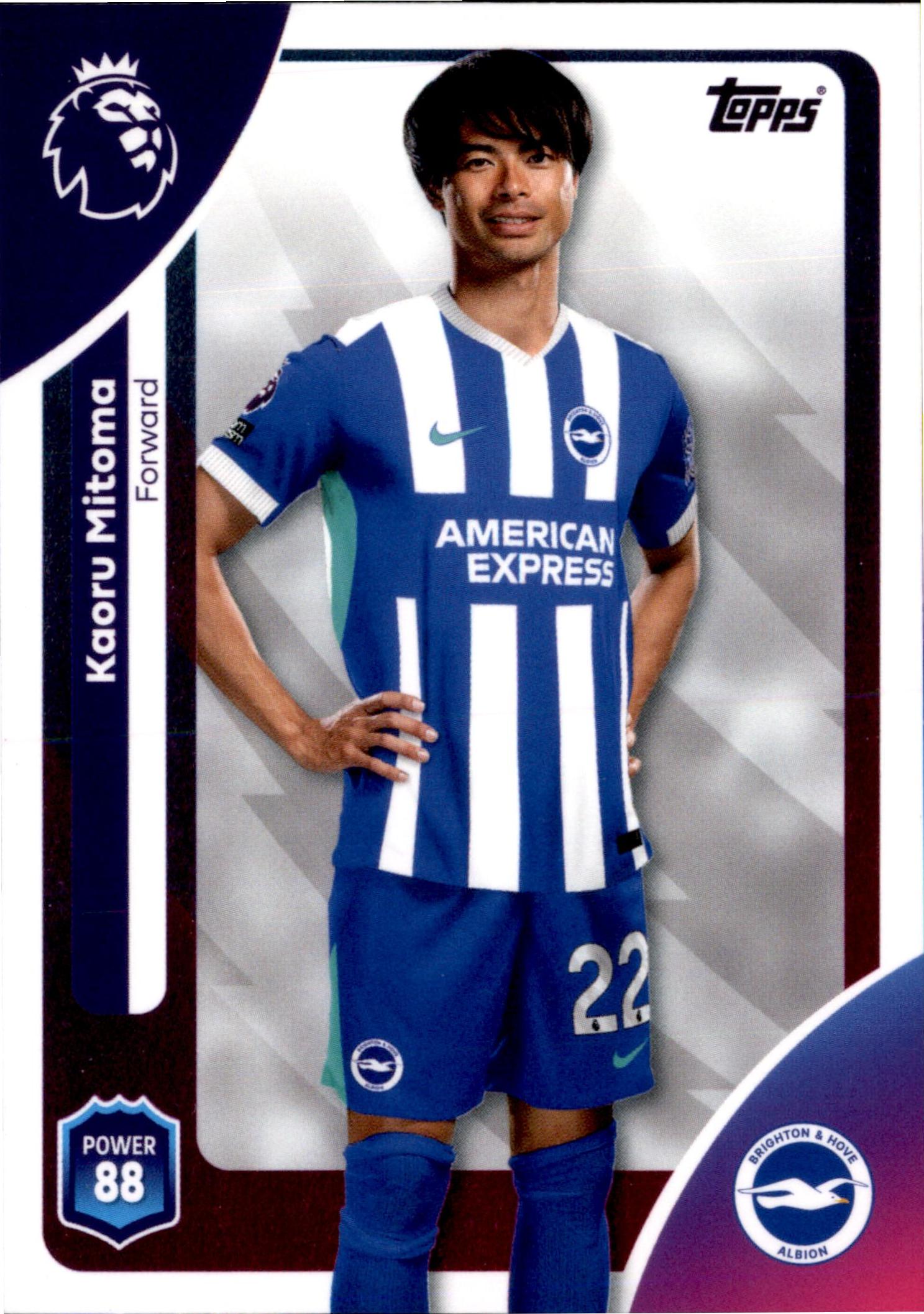 Kaoru Mitoma #83 – Topps Premier League 2025/26