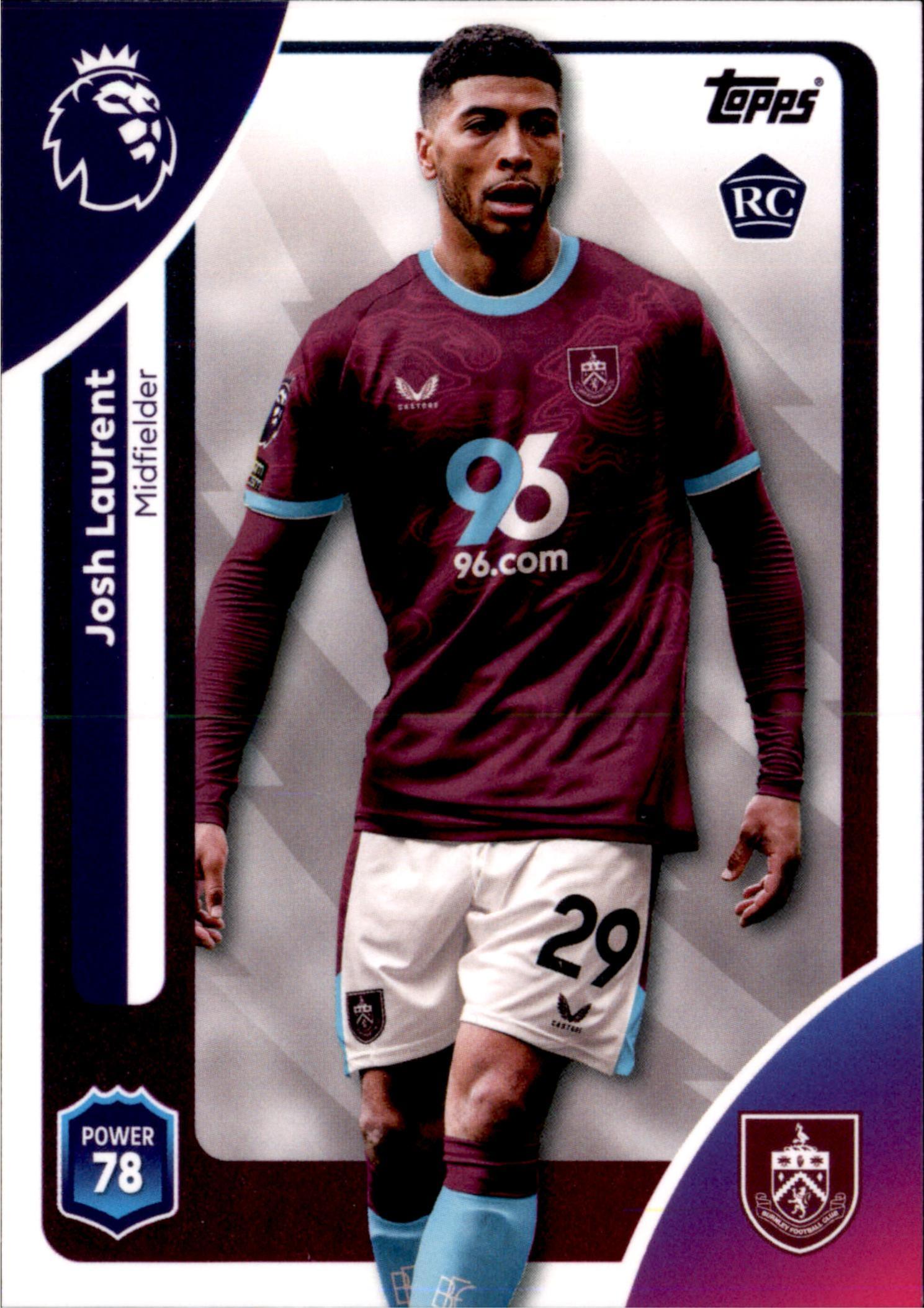 Josh Laurent #313 – Topps Premier League 2025/26