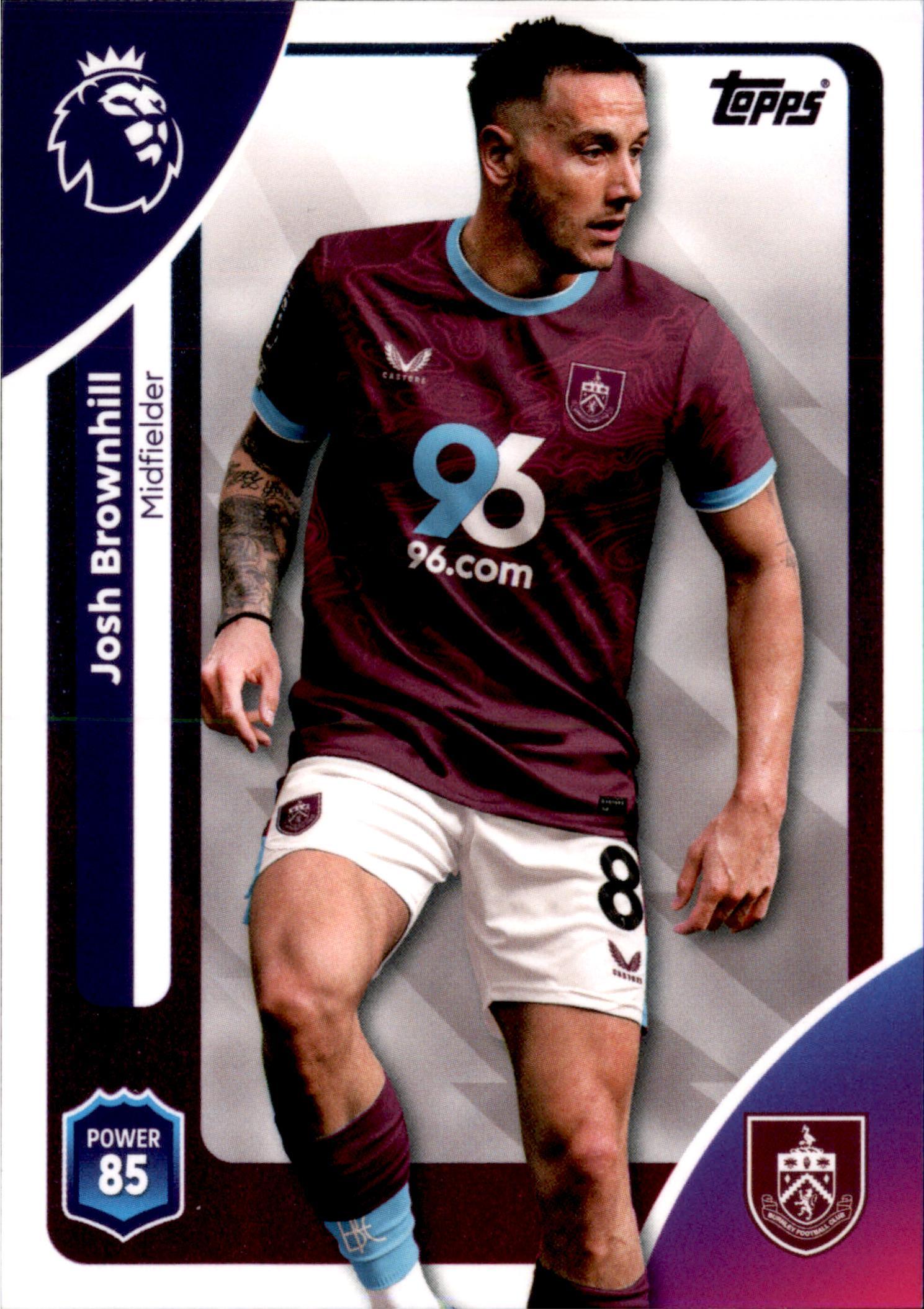 Josh Brownhill #315 – Topps Premier League 2025/26