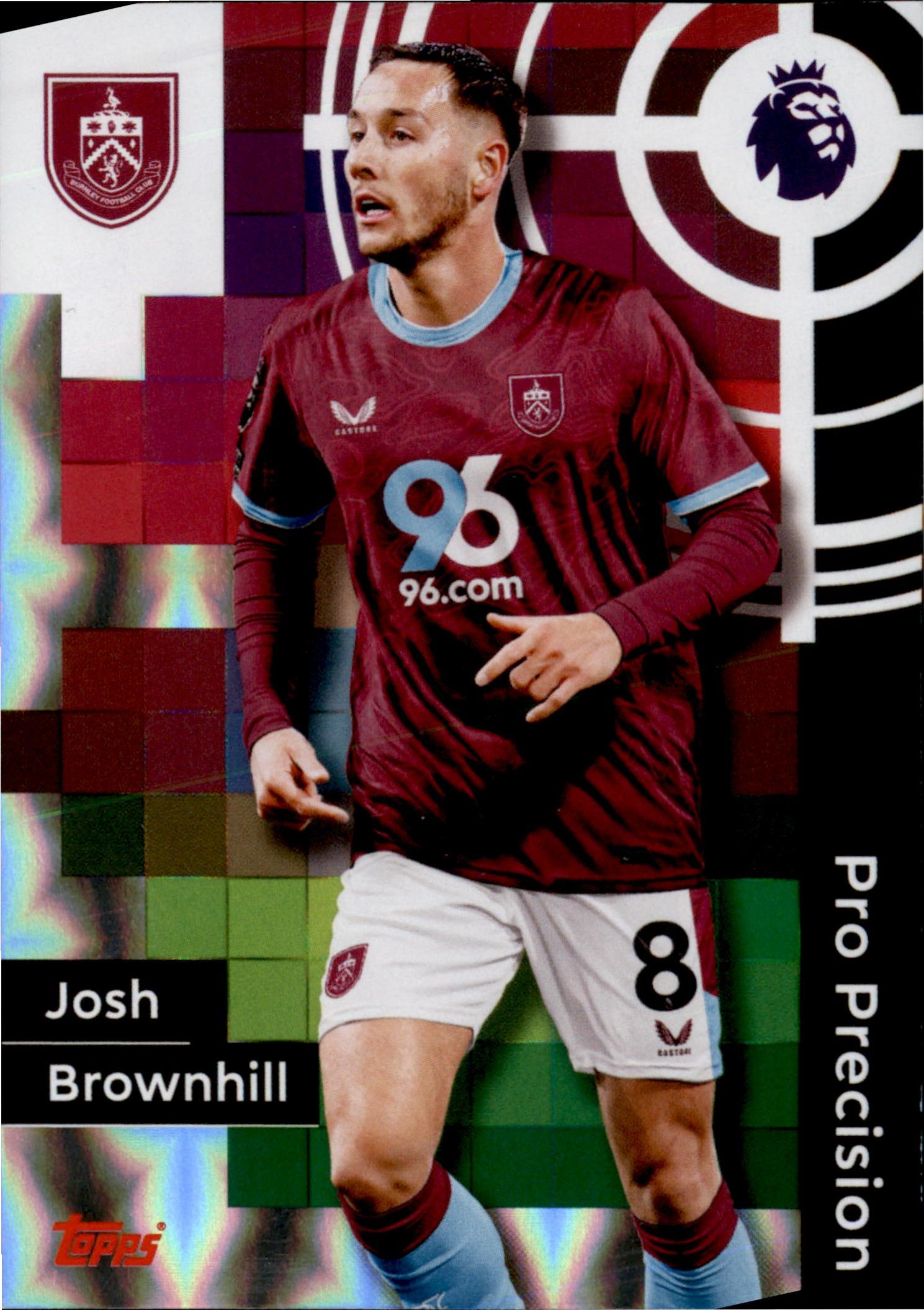 Josh Brownhill #419 – Topps Premier League 2025/26