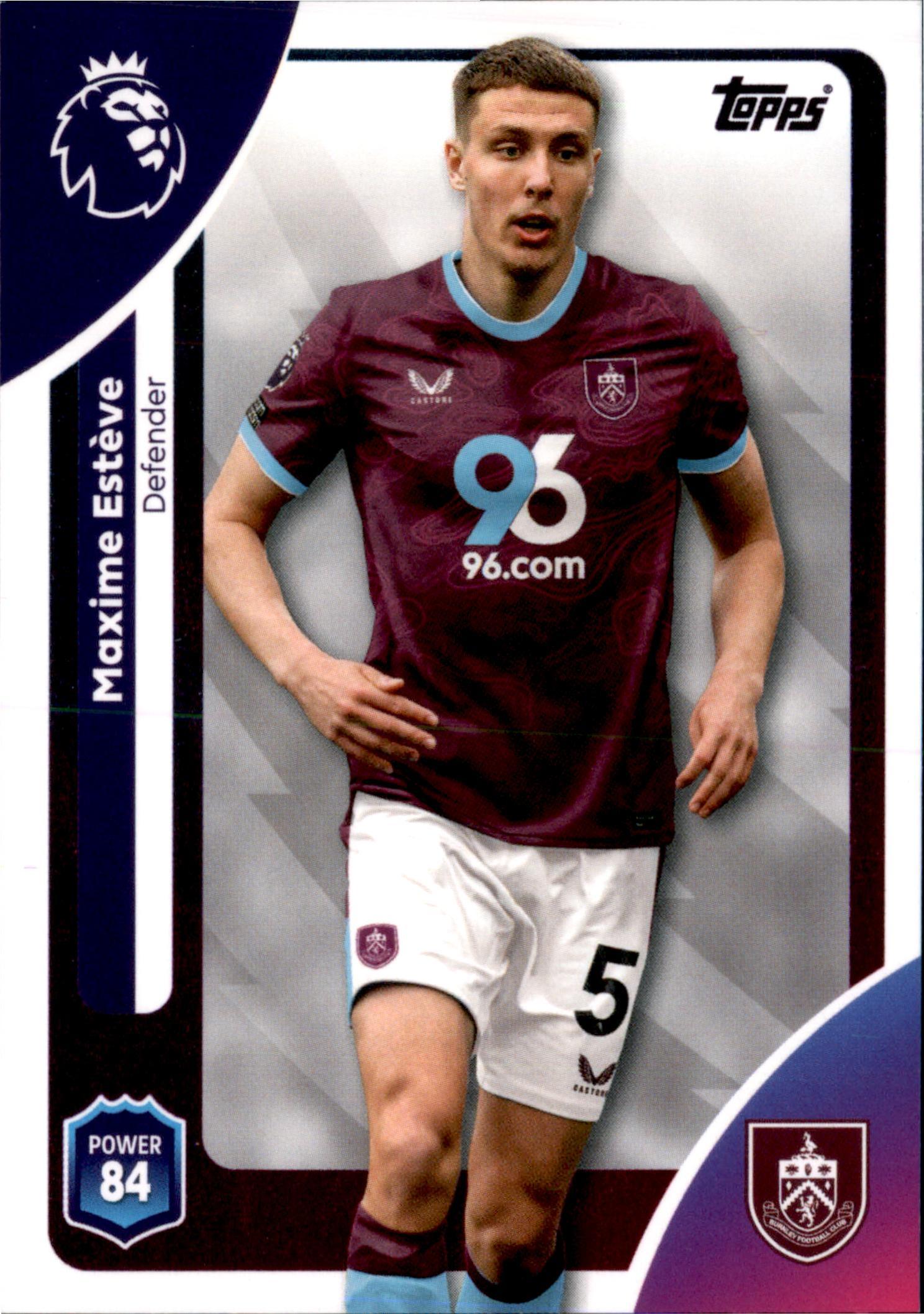 Maxime Estève #309 – Topps Premier League 2025/26